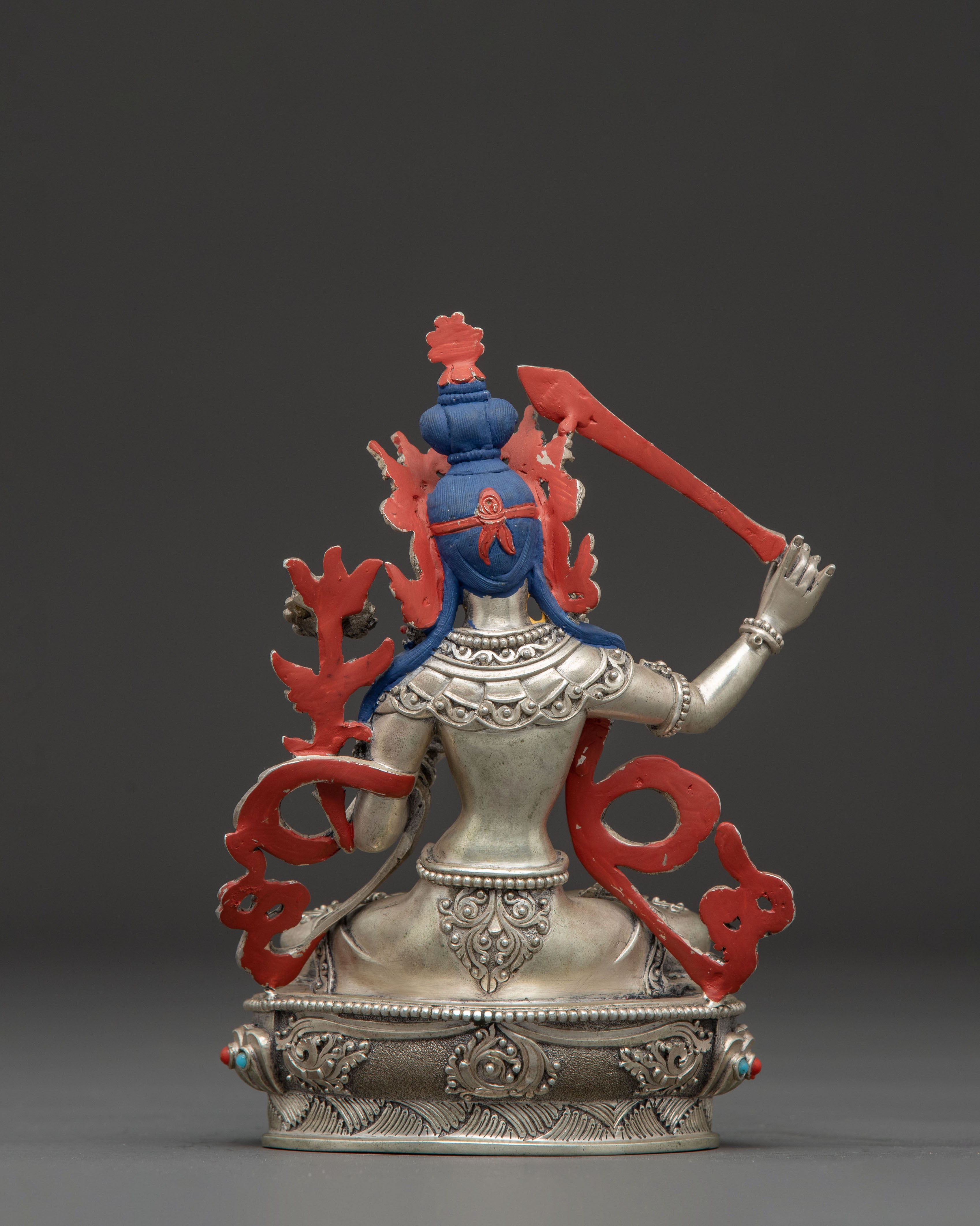 Bodhisattva of Wisdom Manjushri Handmade Statue | Embodiment of Transcendent Insight