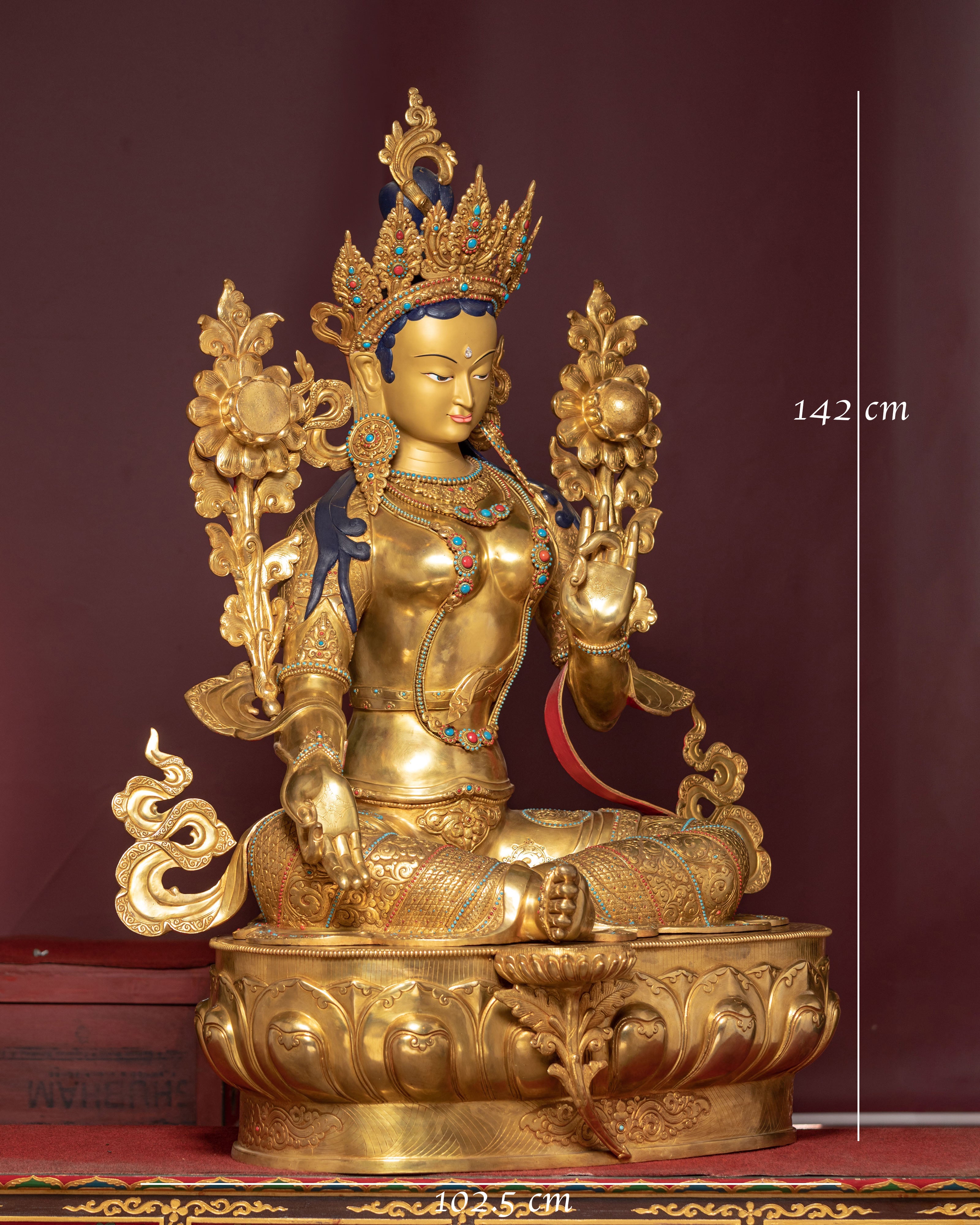 Handcrafted Liberation Mother Shyama Tara Statue: Compassion Deity