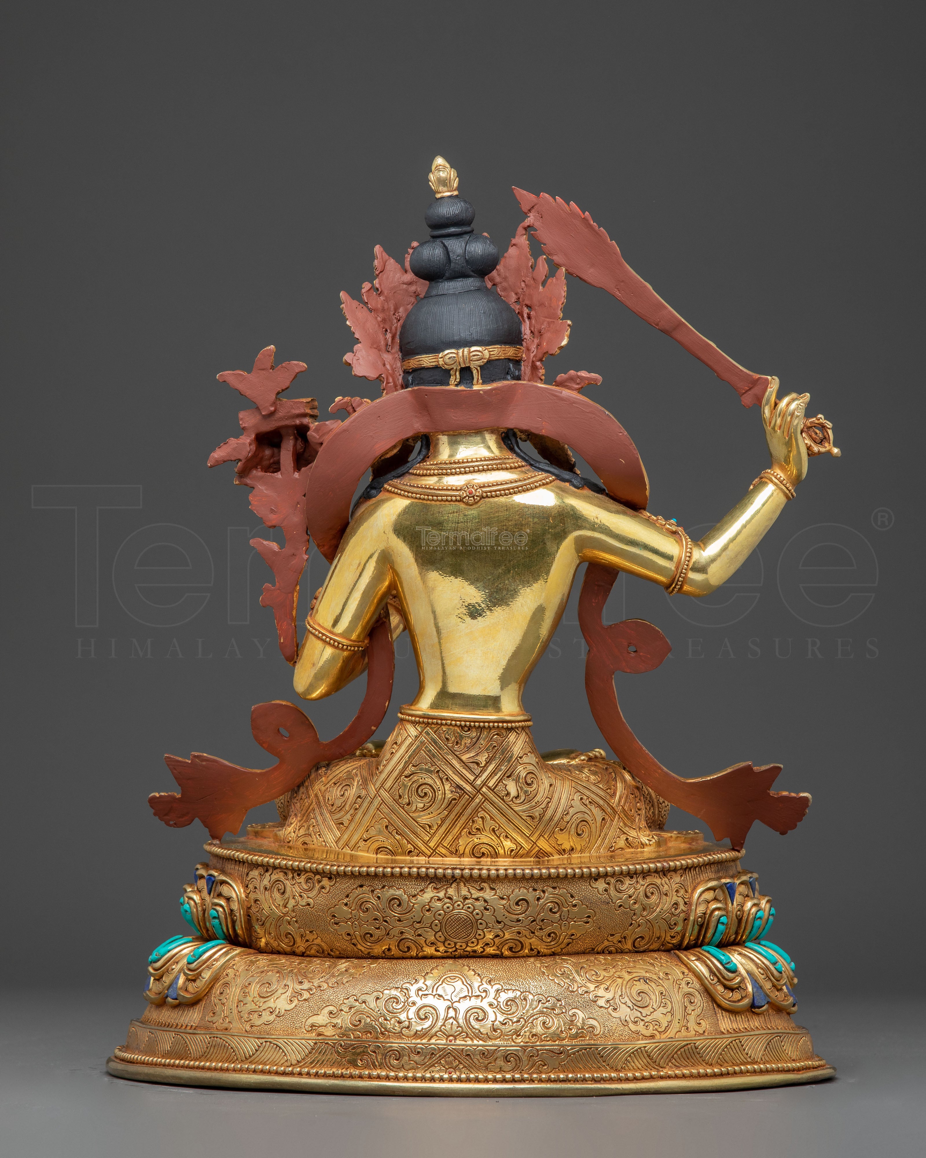 Handmade Statue of Bodhisattva Manjushri | Wisdom deity