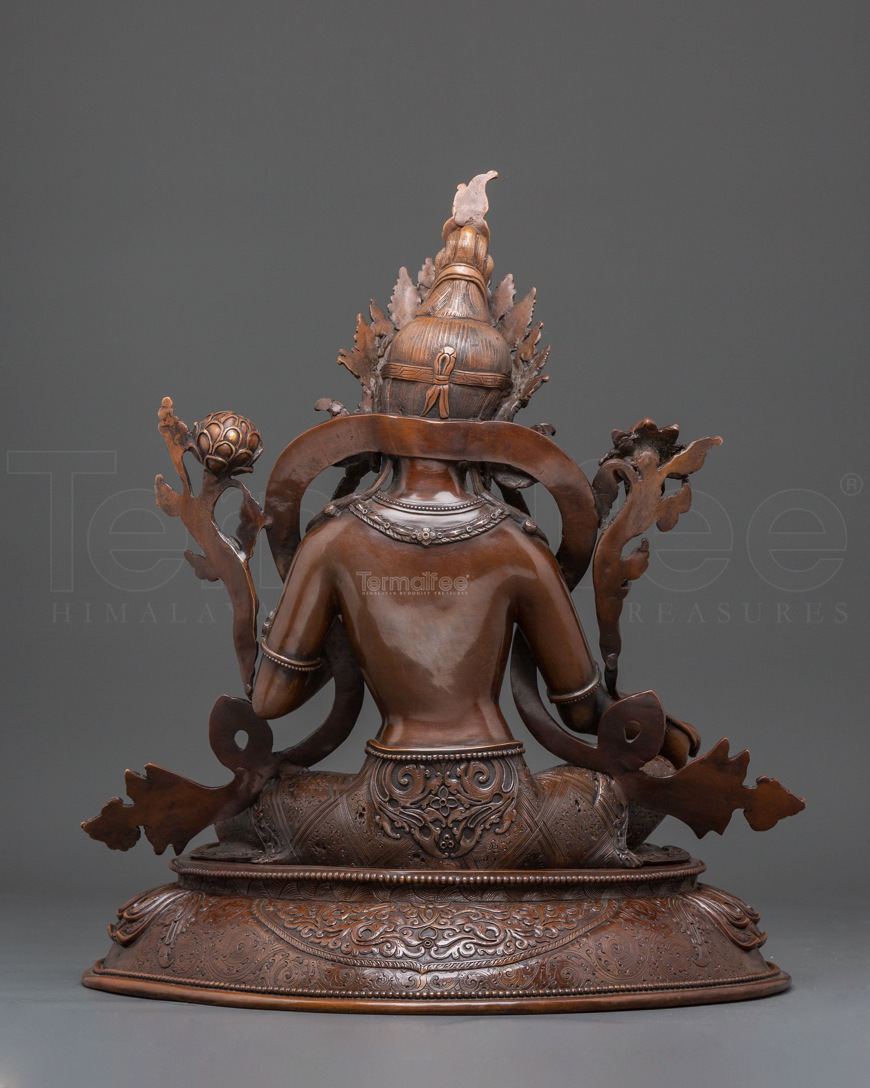 Handmade Statue of Mother Green Tara, Symbol of Compassion | Feminine Energy