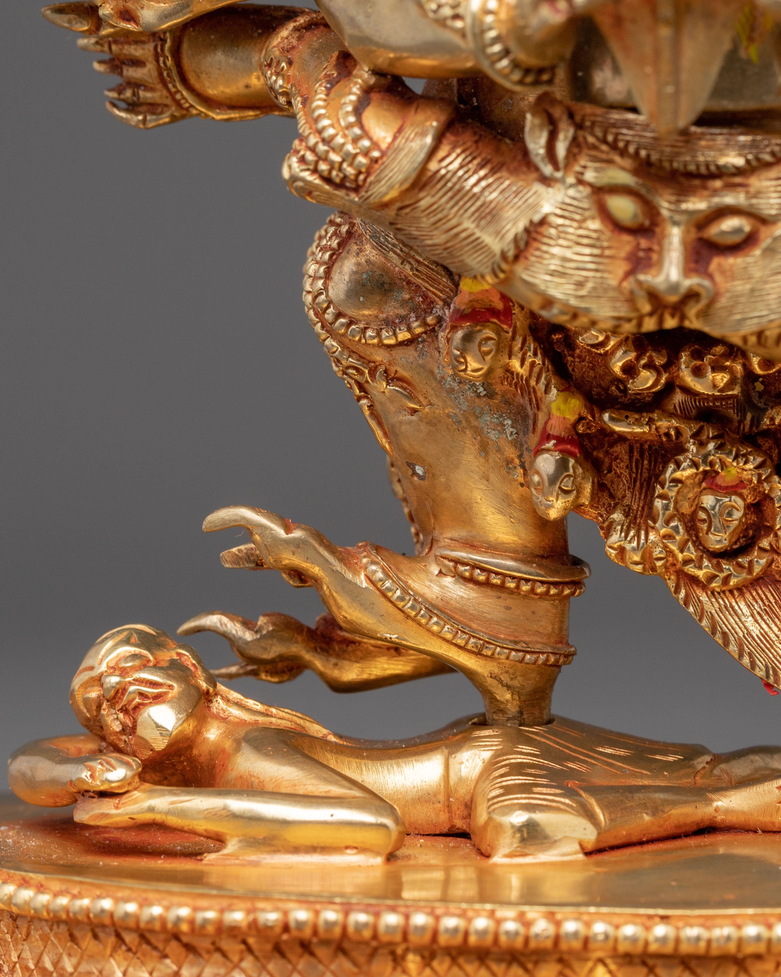 Wrathful Vajrakilaya Statue: Transmutation of Negativity