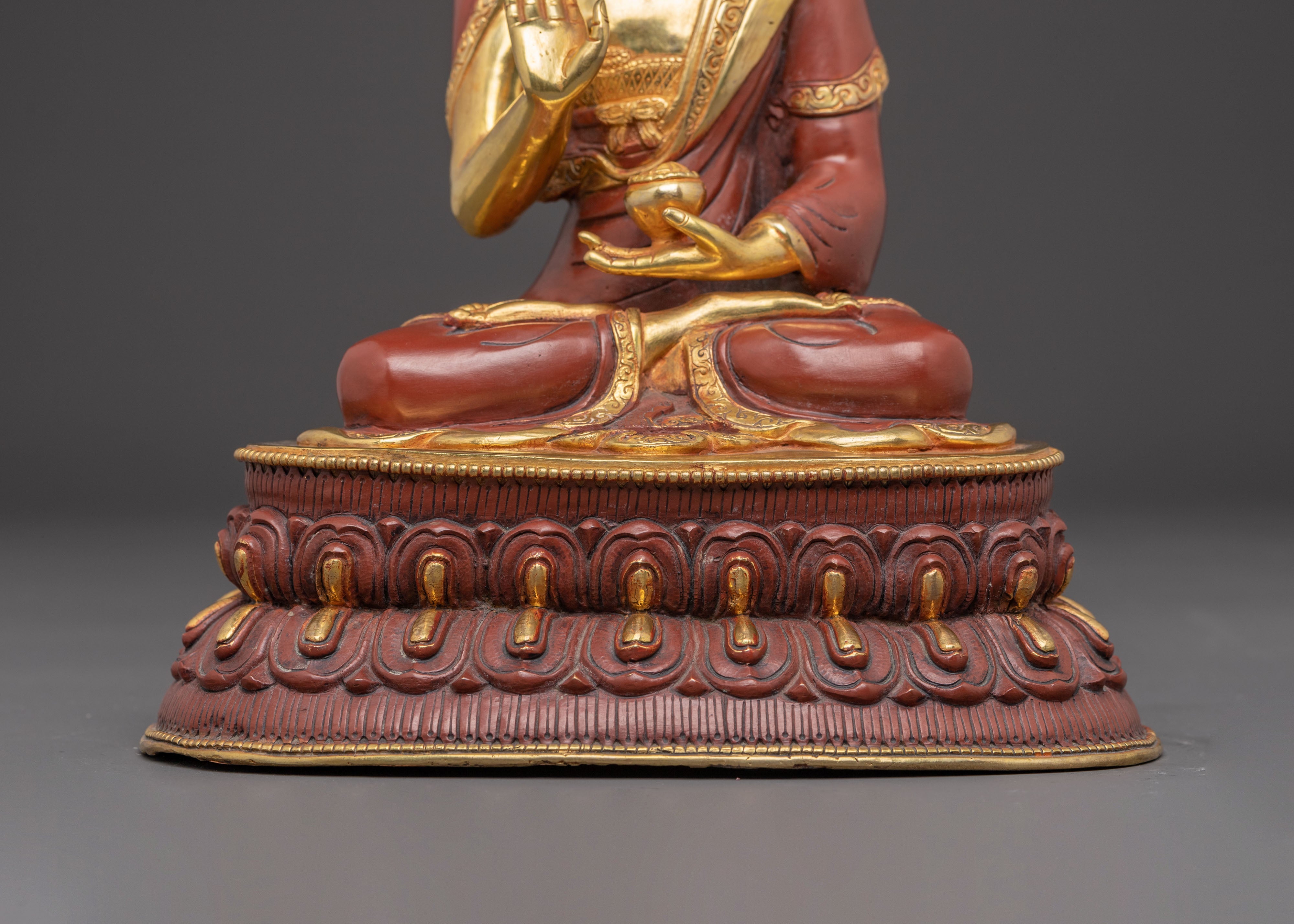 Handmade Amoghasiddhi Artwork | Symbol of Boundless Wisdom