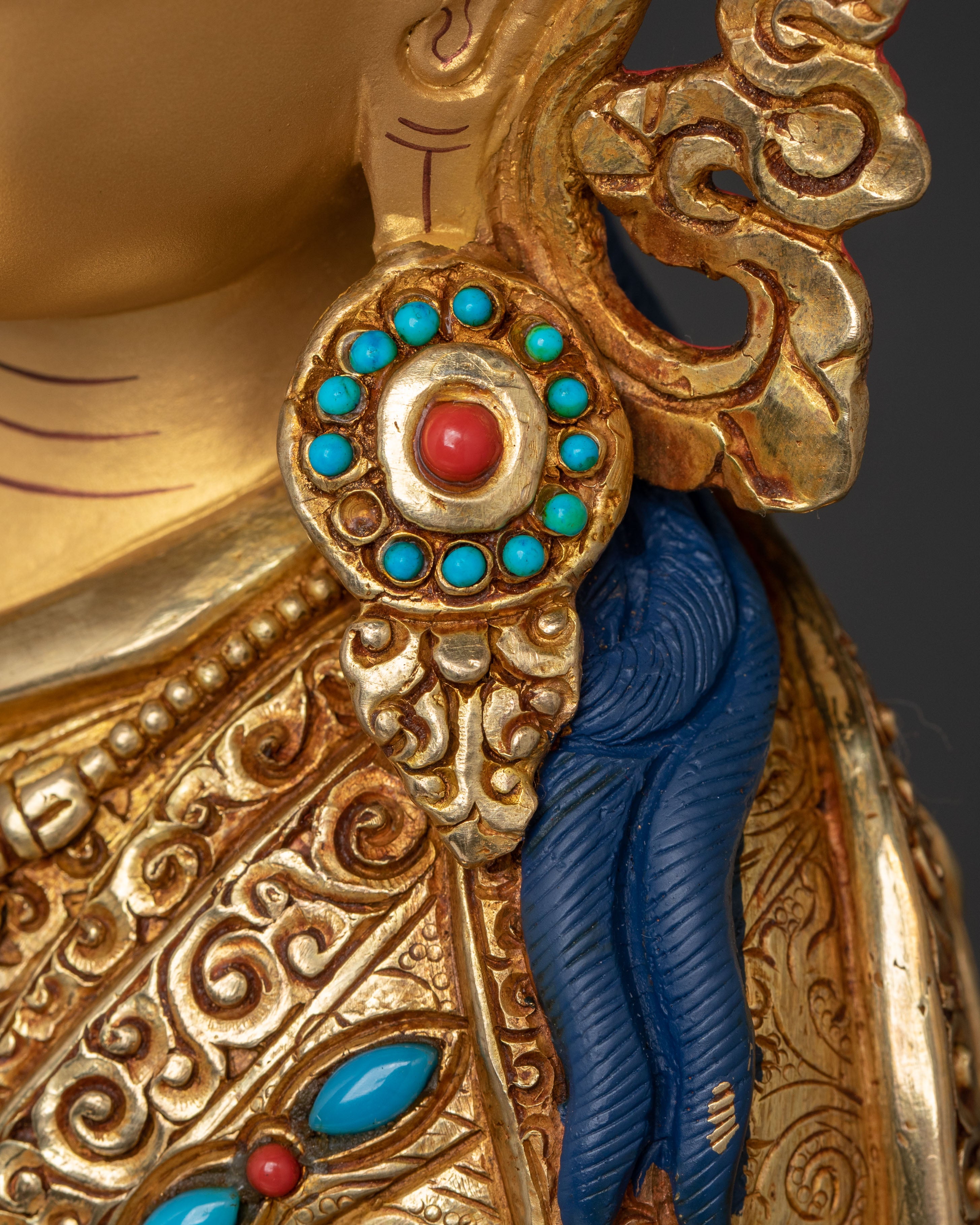Handmade Buddhist Master Padmasambhava Statue | The Second Buddha