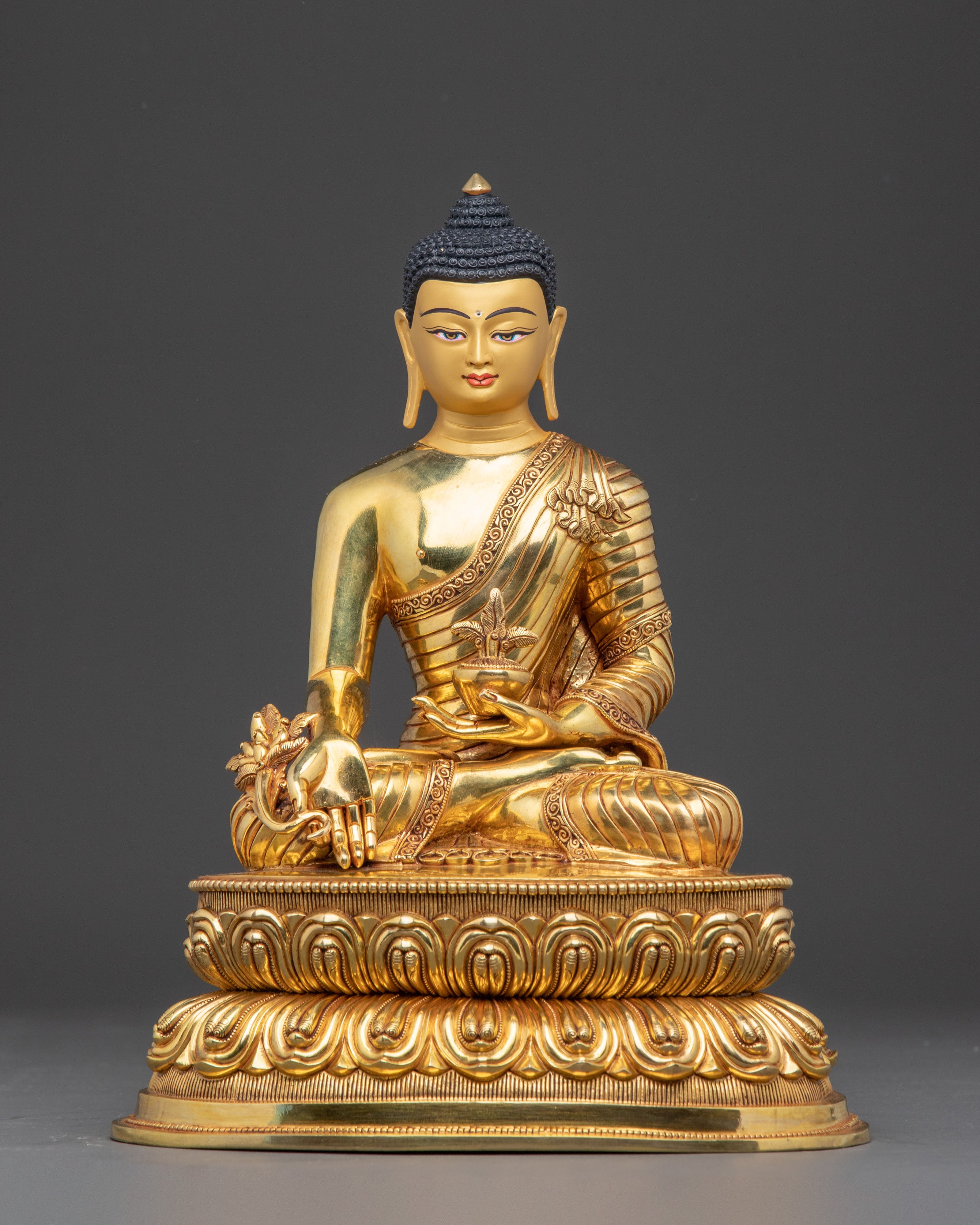 Radiant Three Buddha Statue Set | Shakyamuni, Amitabha, & Medicine Buddha