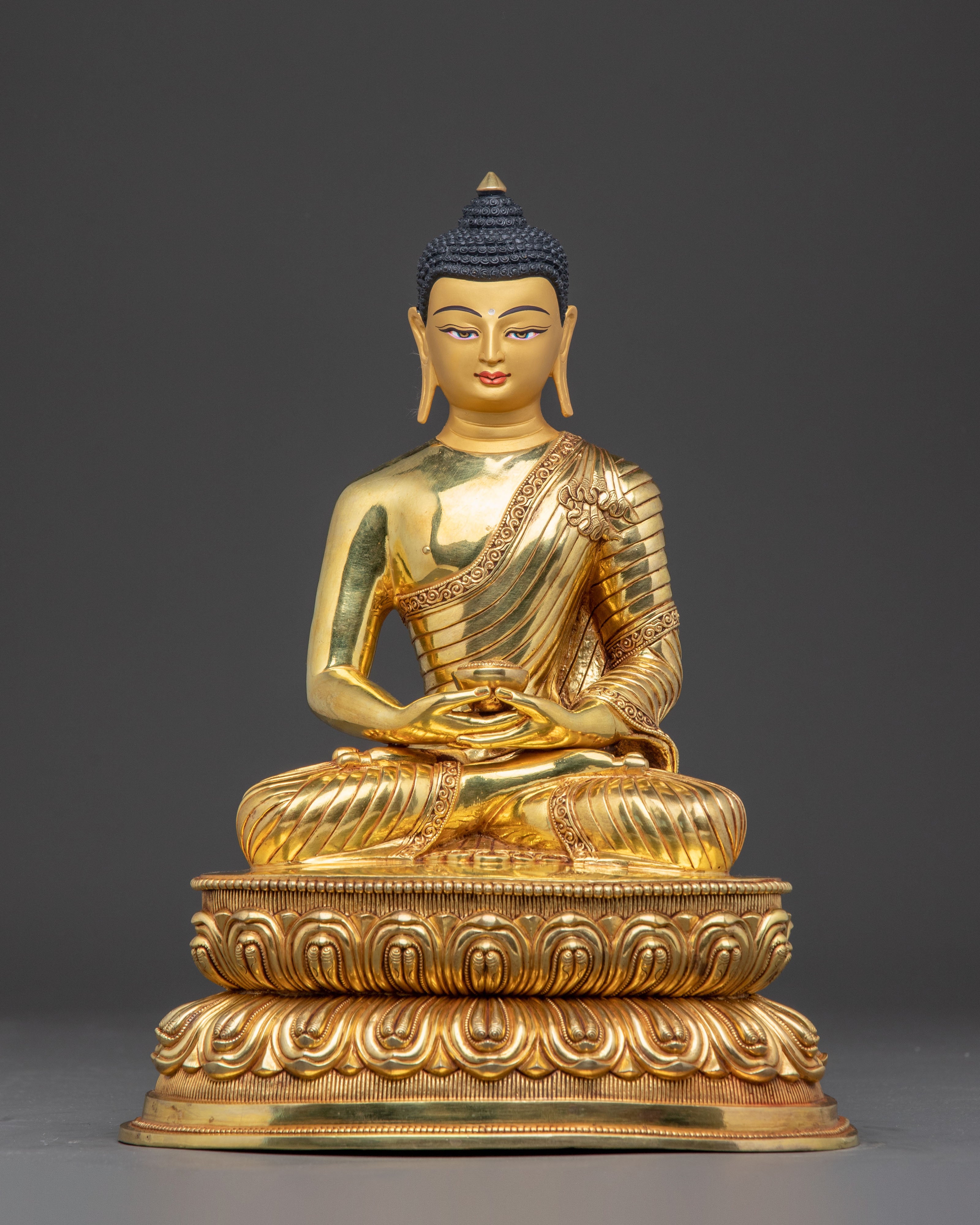 Radiant Three Buddha Statue Set | Shakyamuni, Amitabha, & Medicine Buddha