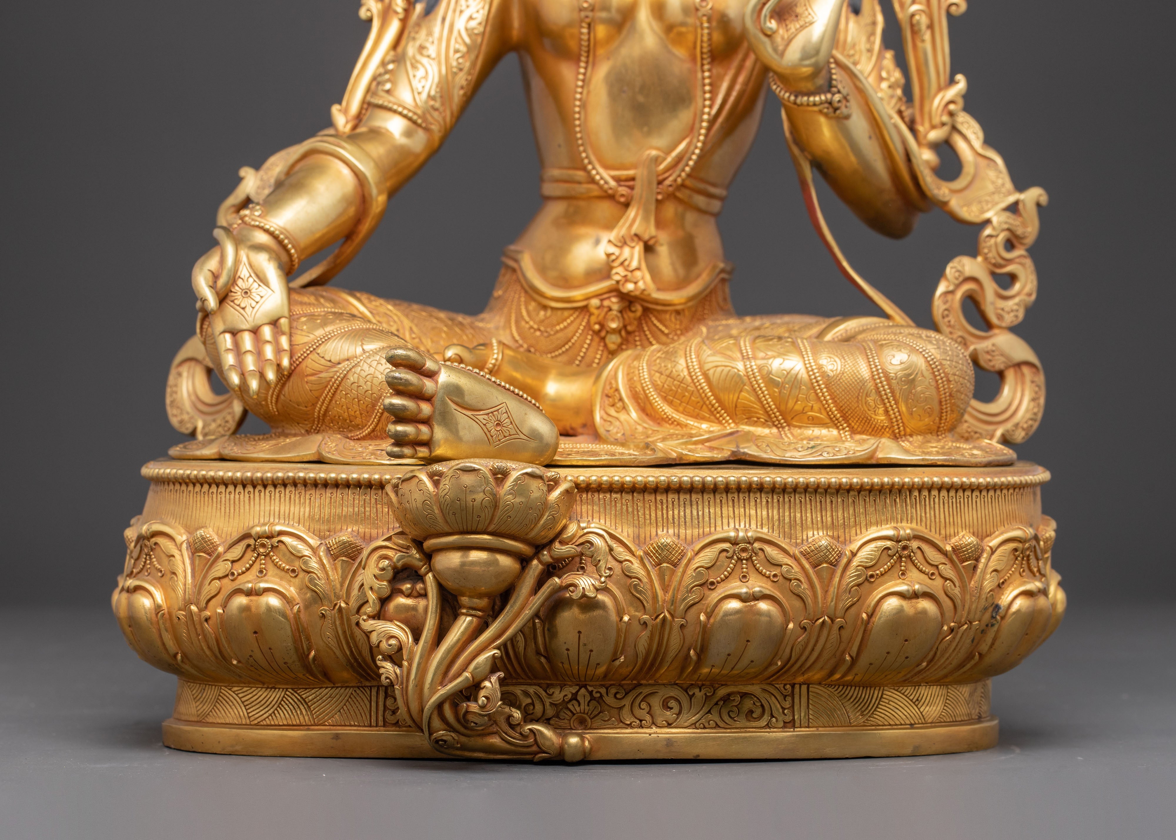 Divine Radiant Shyama Tara Statue | Mother of All Buddhas