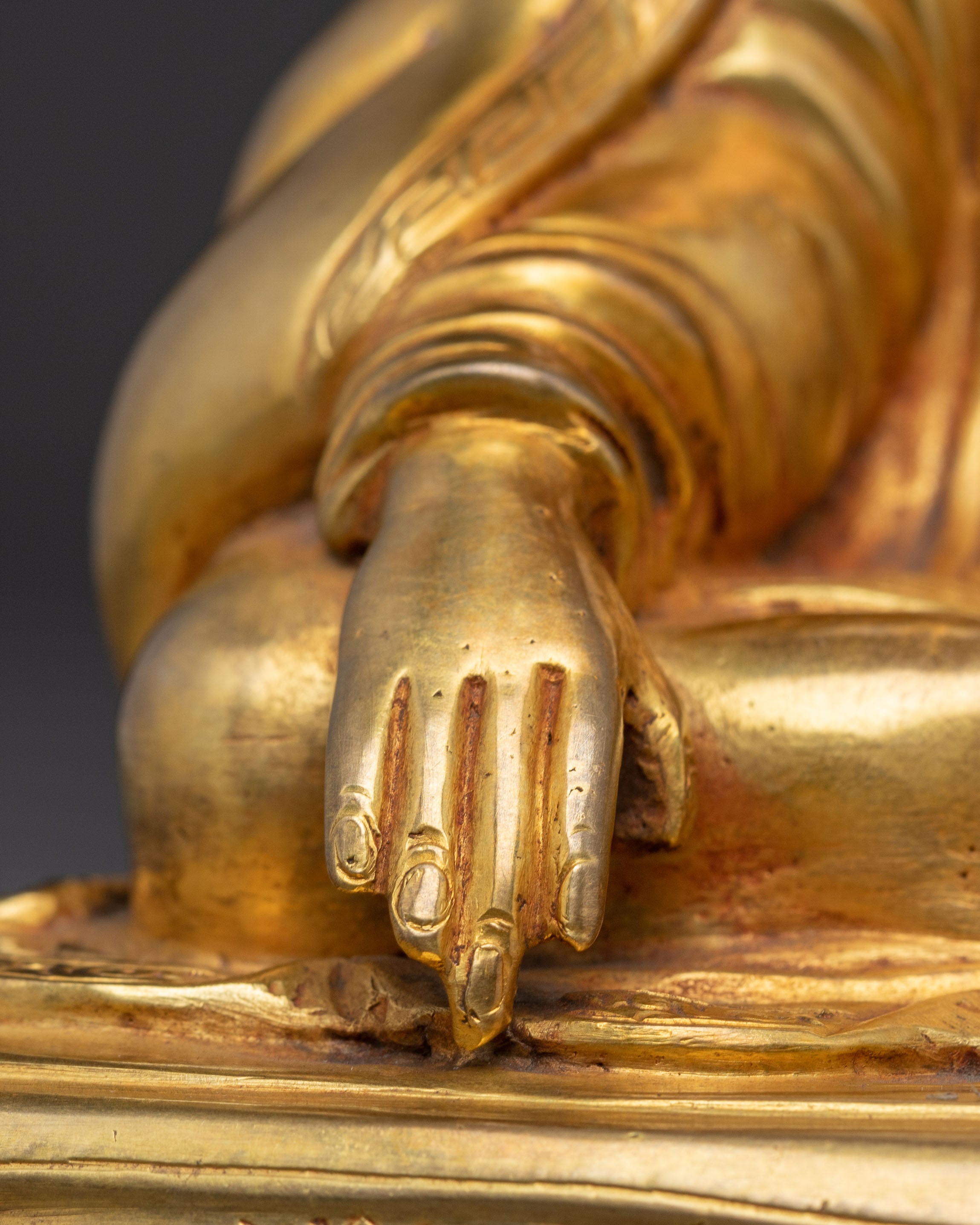 Handmade Marpha Sculpture | Tibetan Buddhist Master