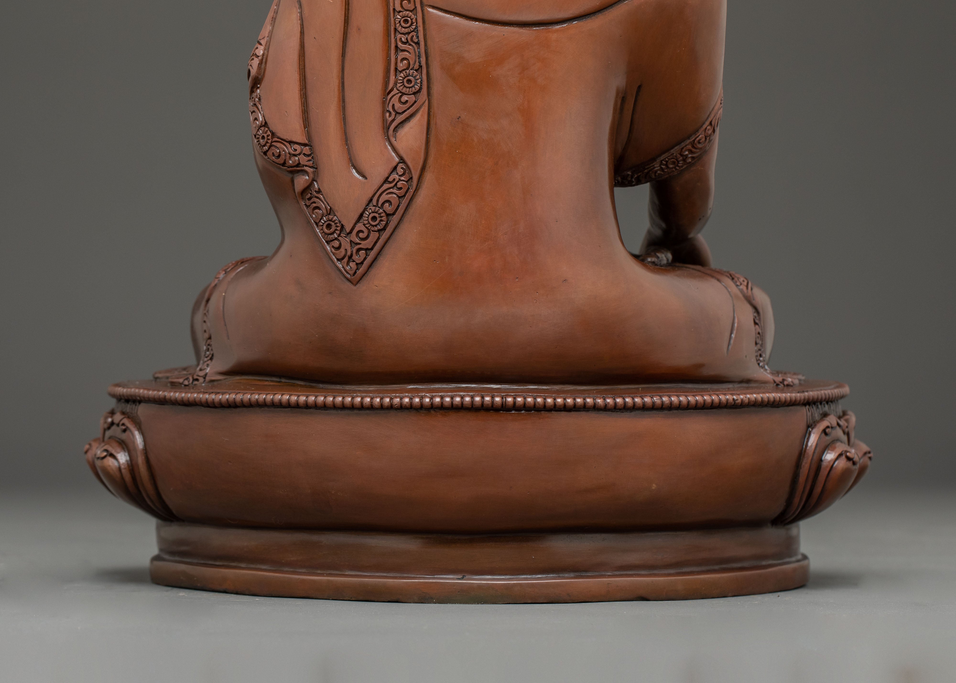 Handcrafted Oxidized Statue of Buddha Shakyamuni