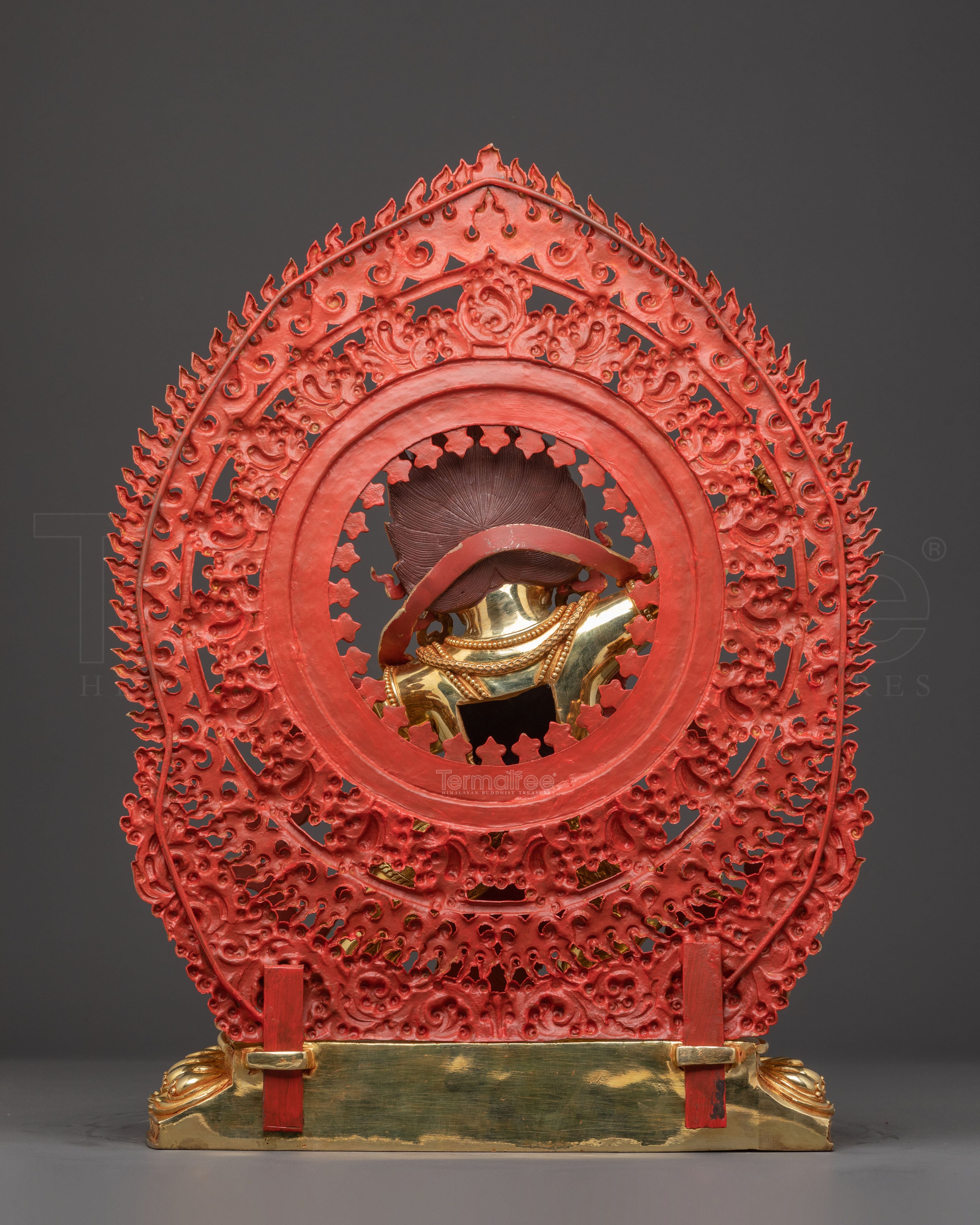 Golden Statue of Bodhisattva Vajrapani | Protector Deity