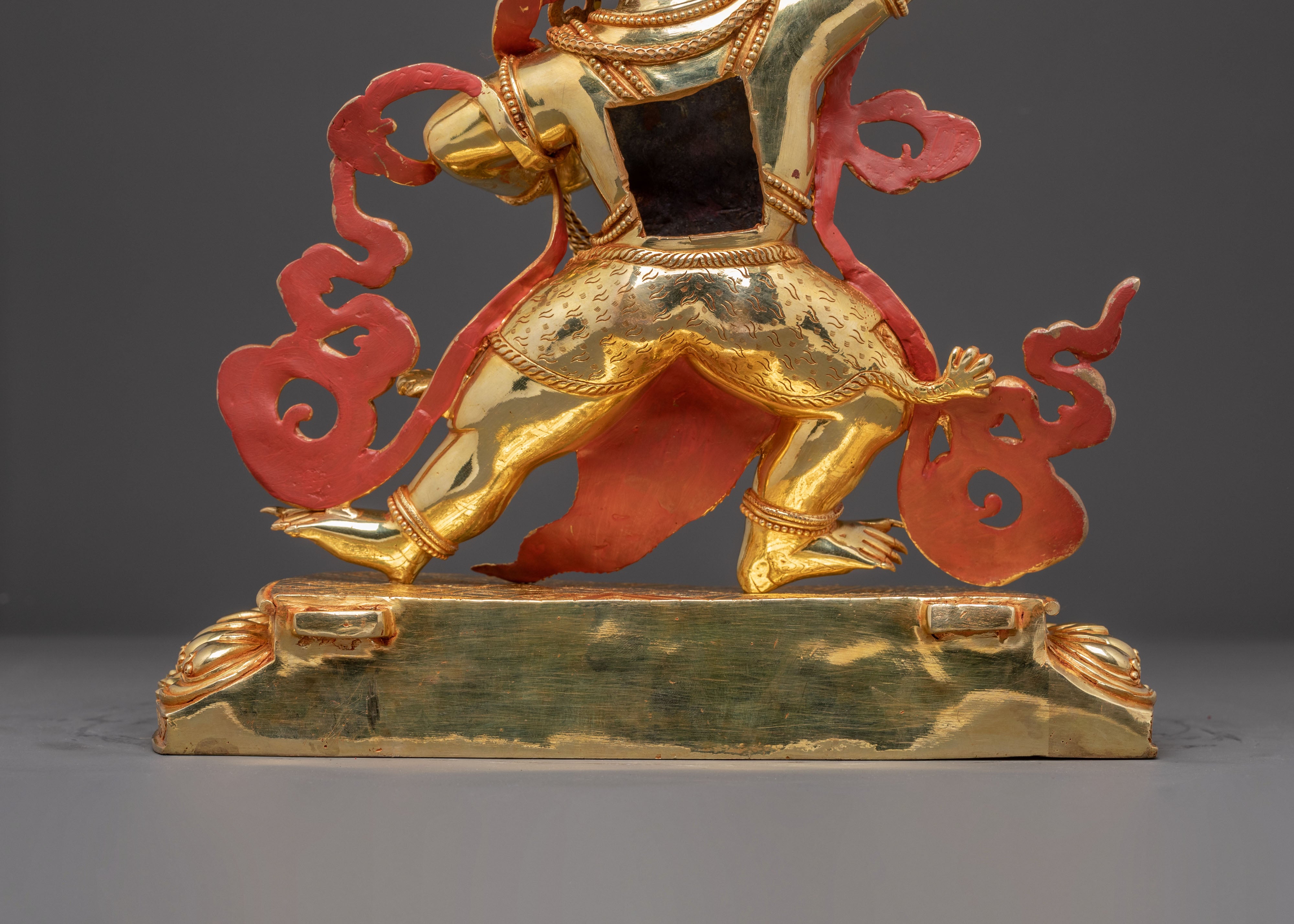 Golden Statue of Bodhisattva Vajrapani | Protector Deity