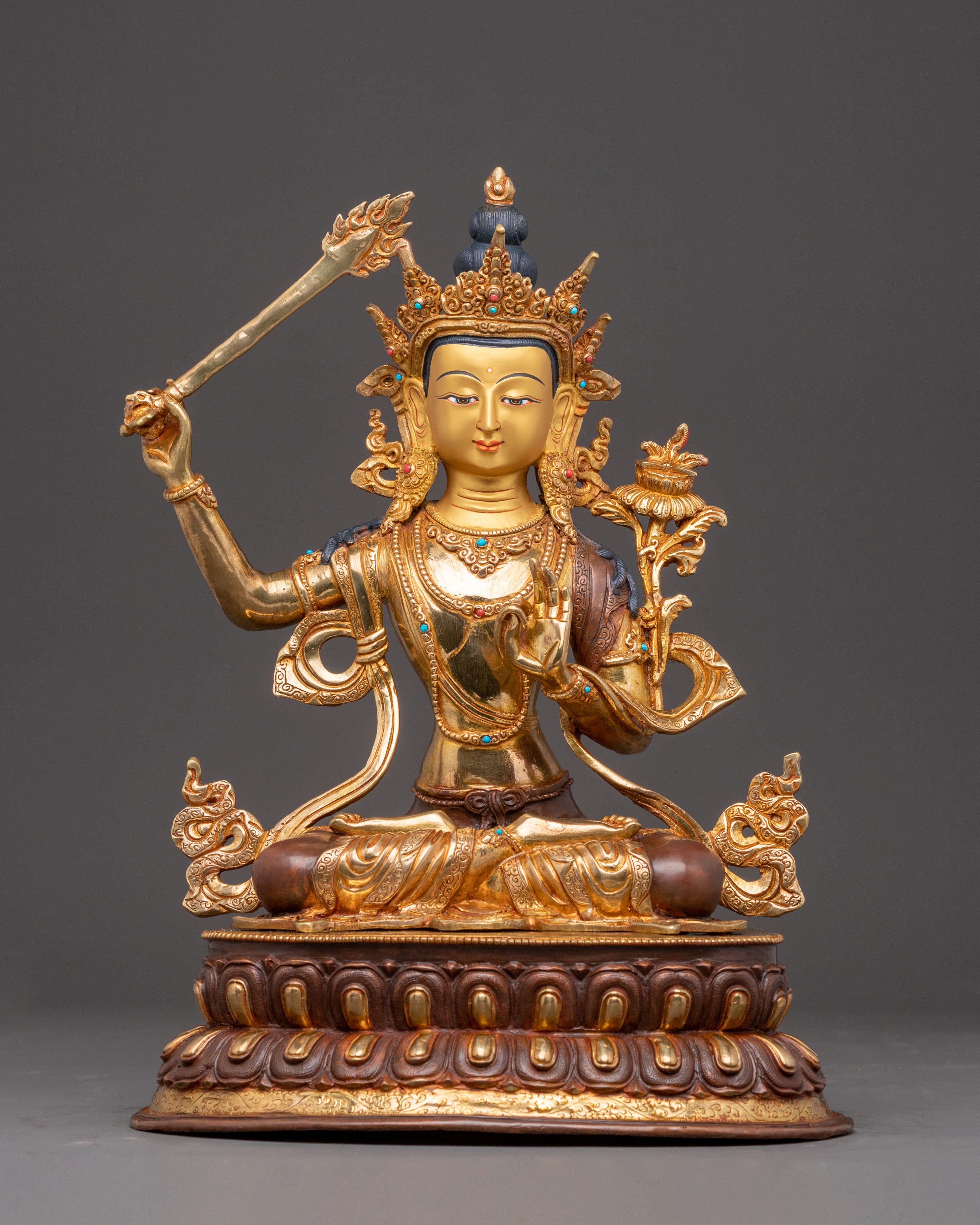 Sculpture Set of six Sacred Bodhisattvas | Divine Wisdom & Compassion
