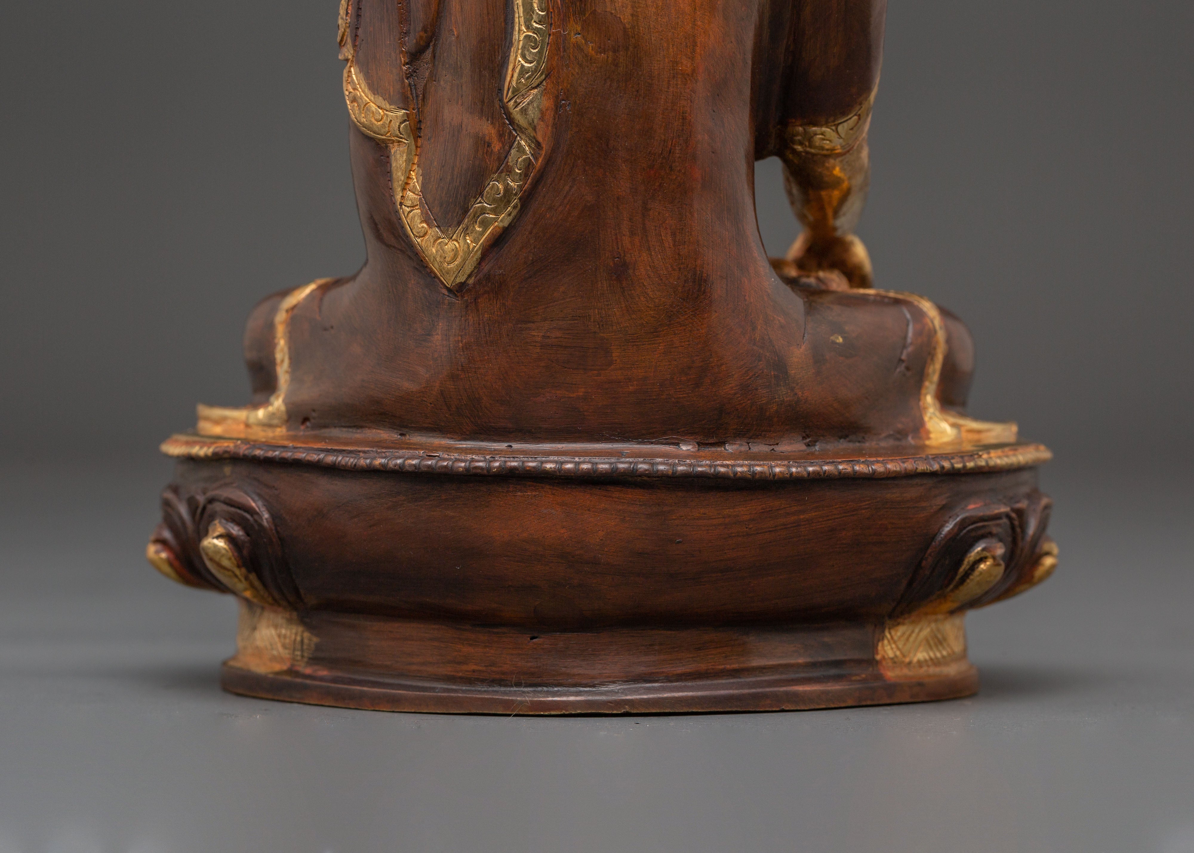 Shakyamuni Buddha Statue: Meditation and Mantra Practice