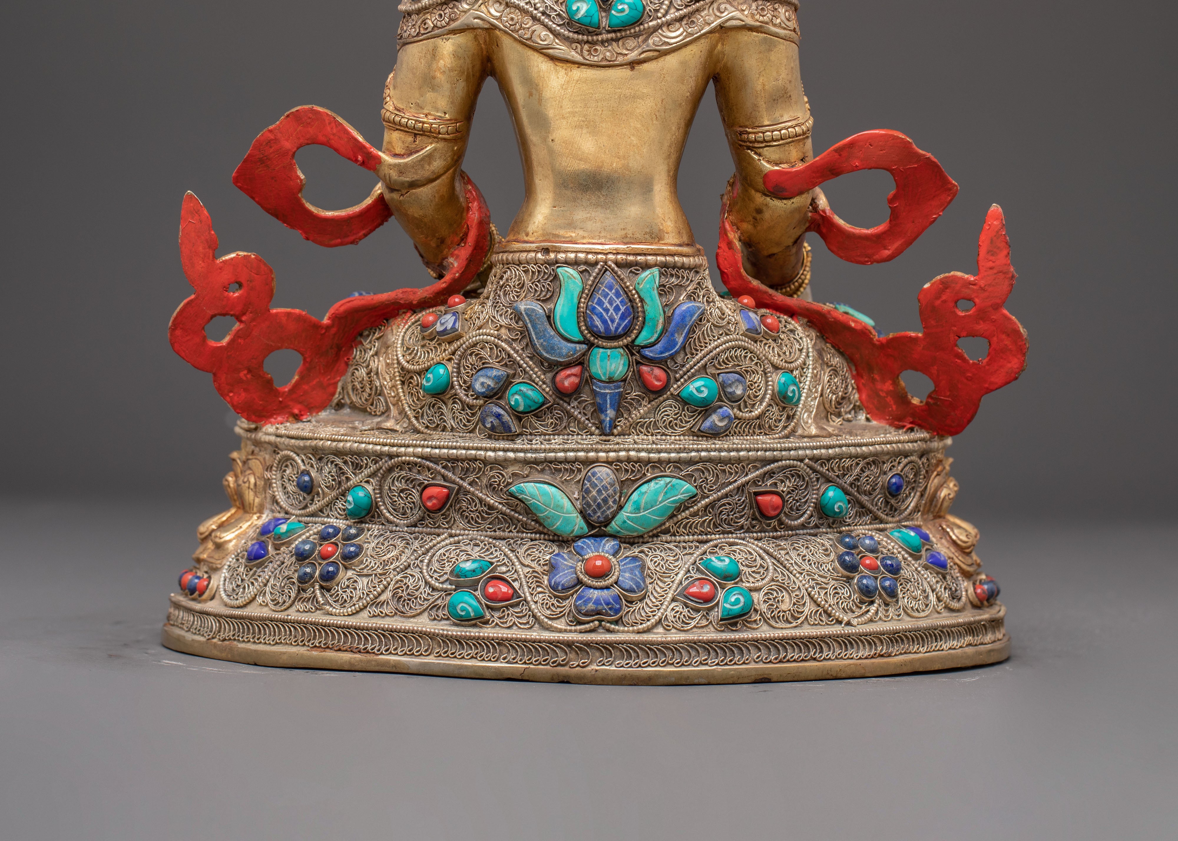 24K Gold Gilded Shakyamuni Buddha Statue | The Awakened One