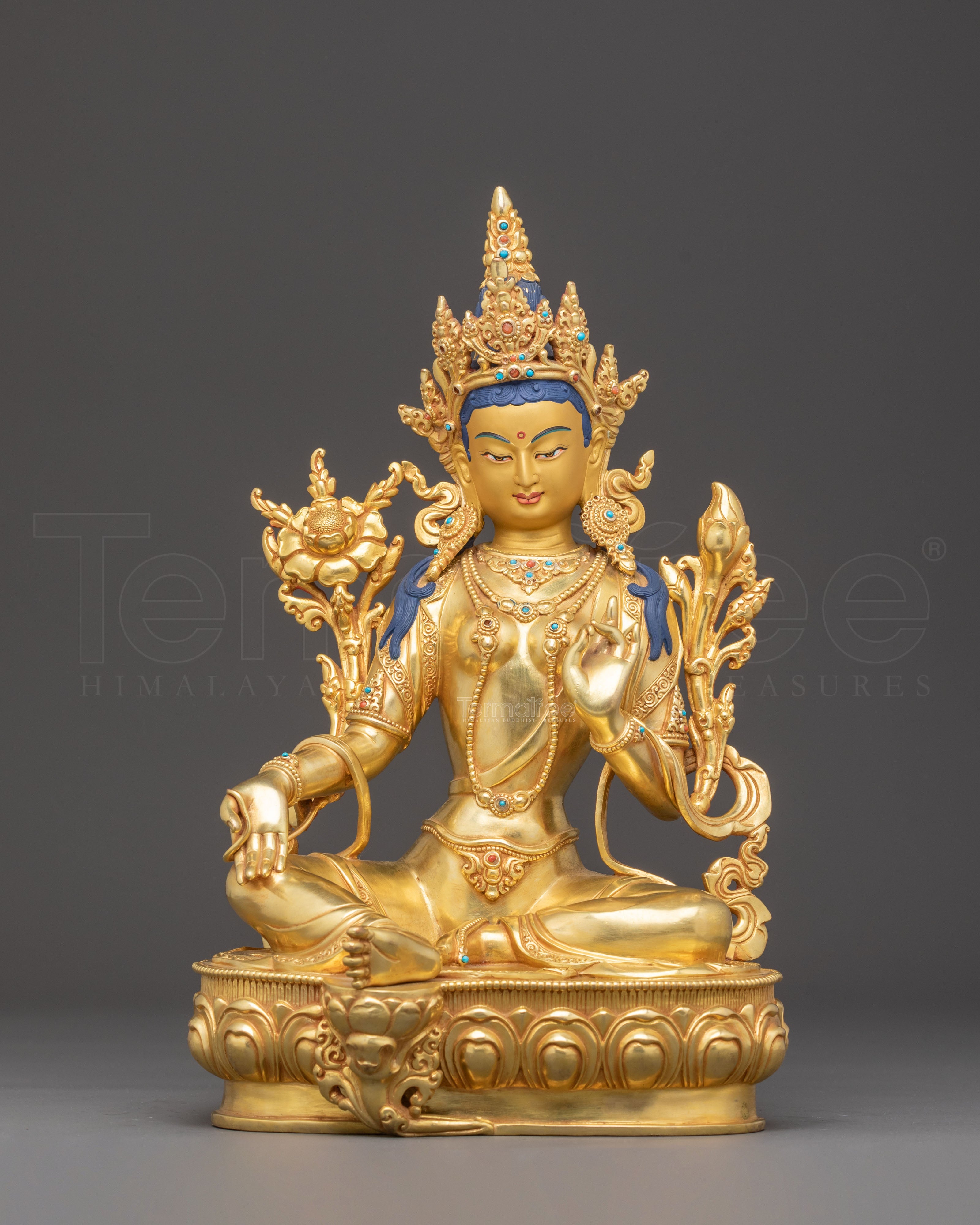 Green Tara Statue: Goddess of Compassion and Protection