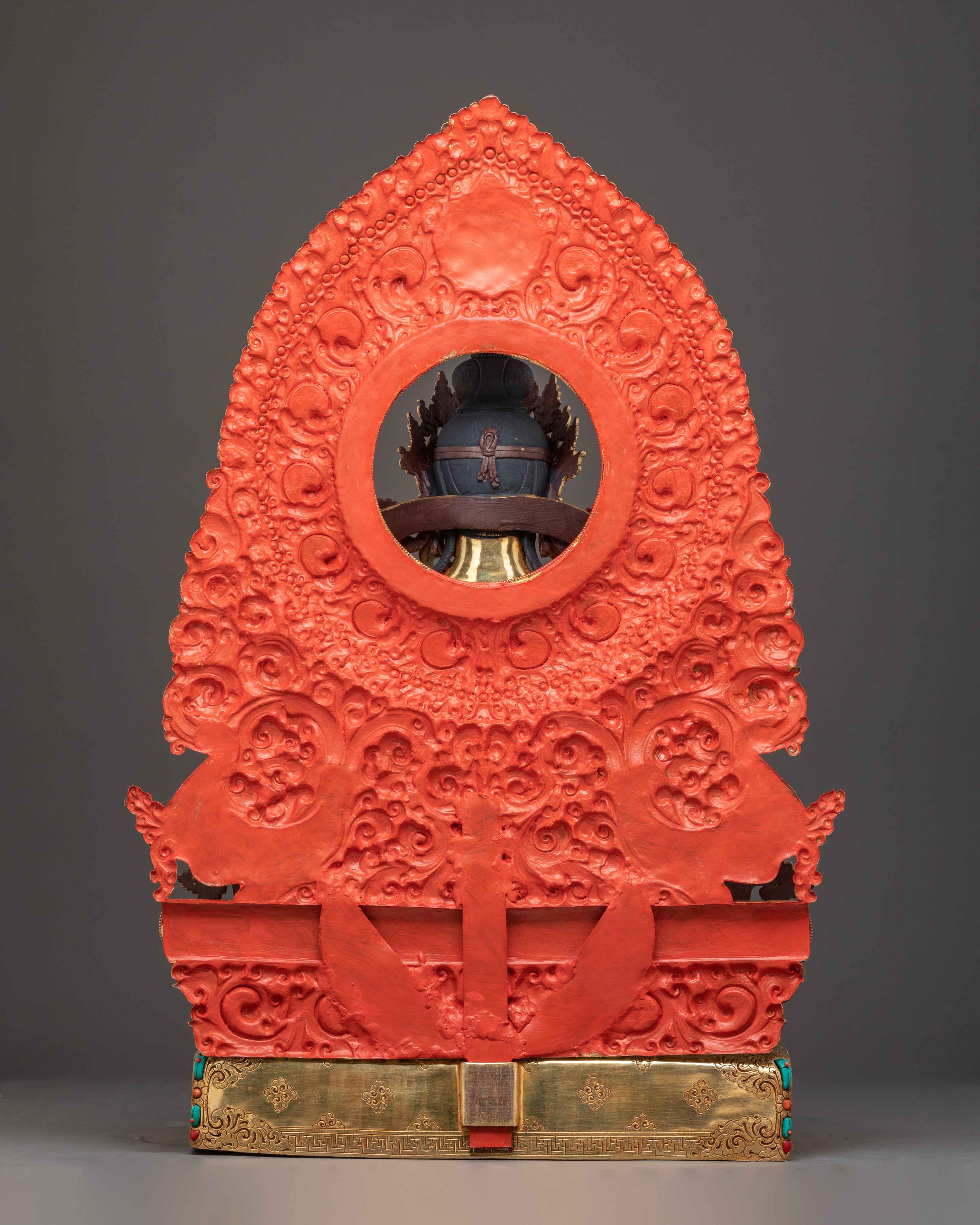 Golden Handmade Bodhisattva Set Statue | Sacred Buddhist Altar Display