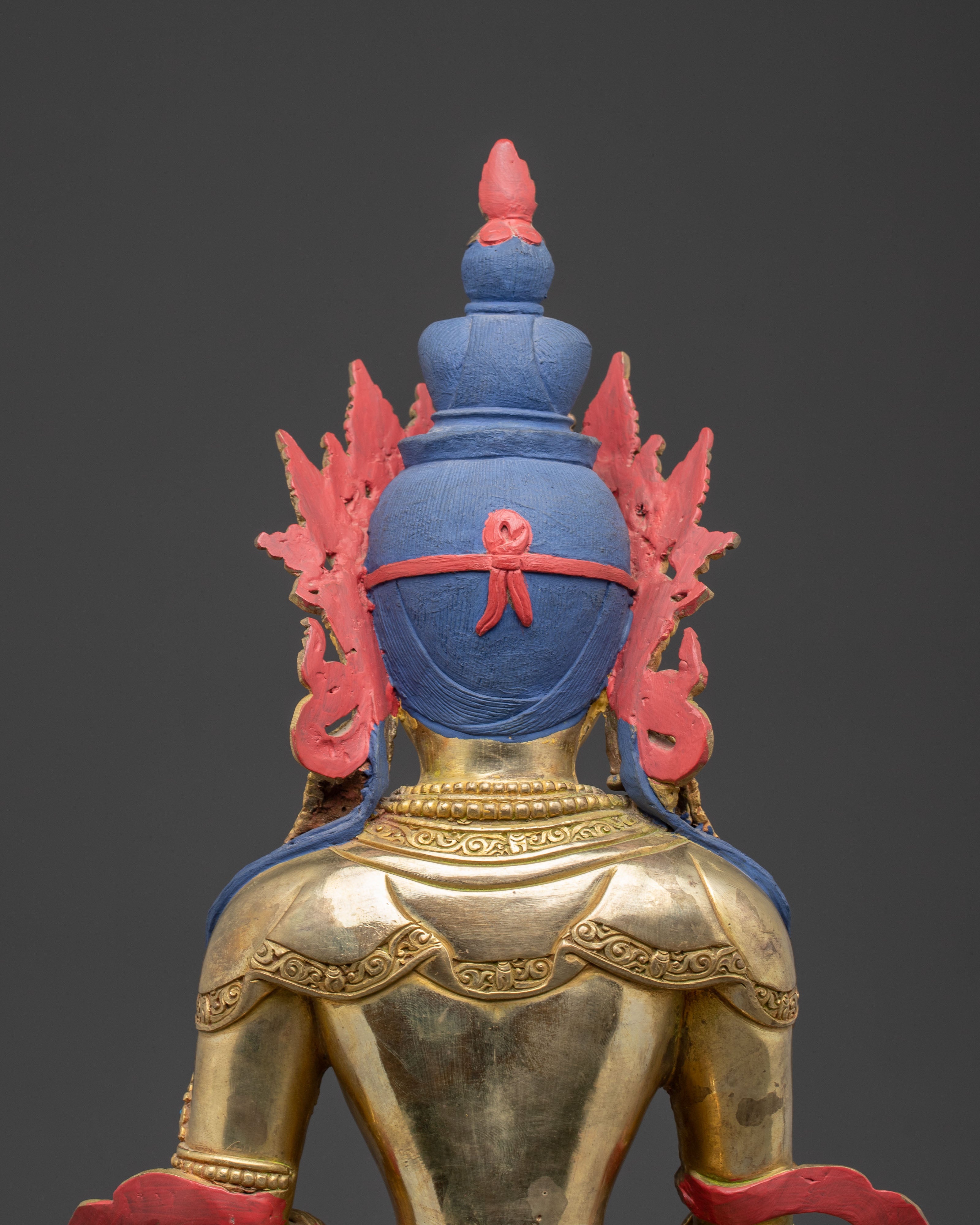 Divine Bodhisattva Ksitigarbha Statue | Himalayan Handcrafted Art