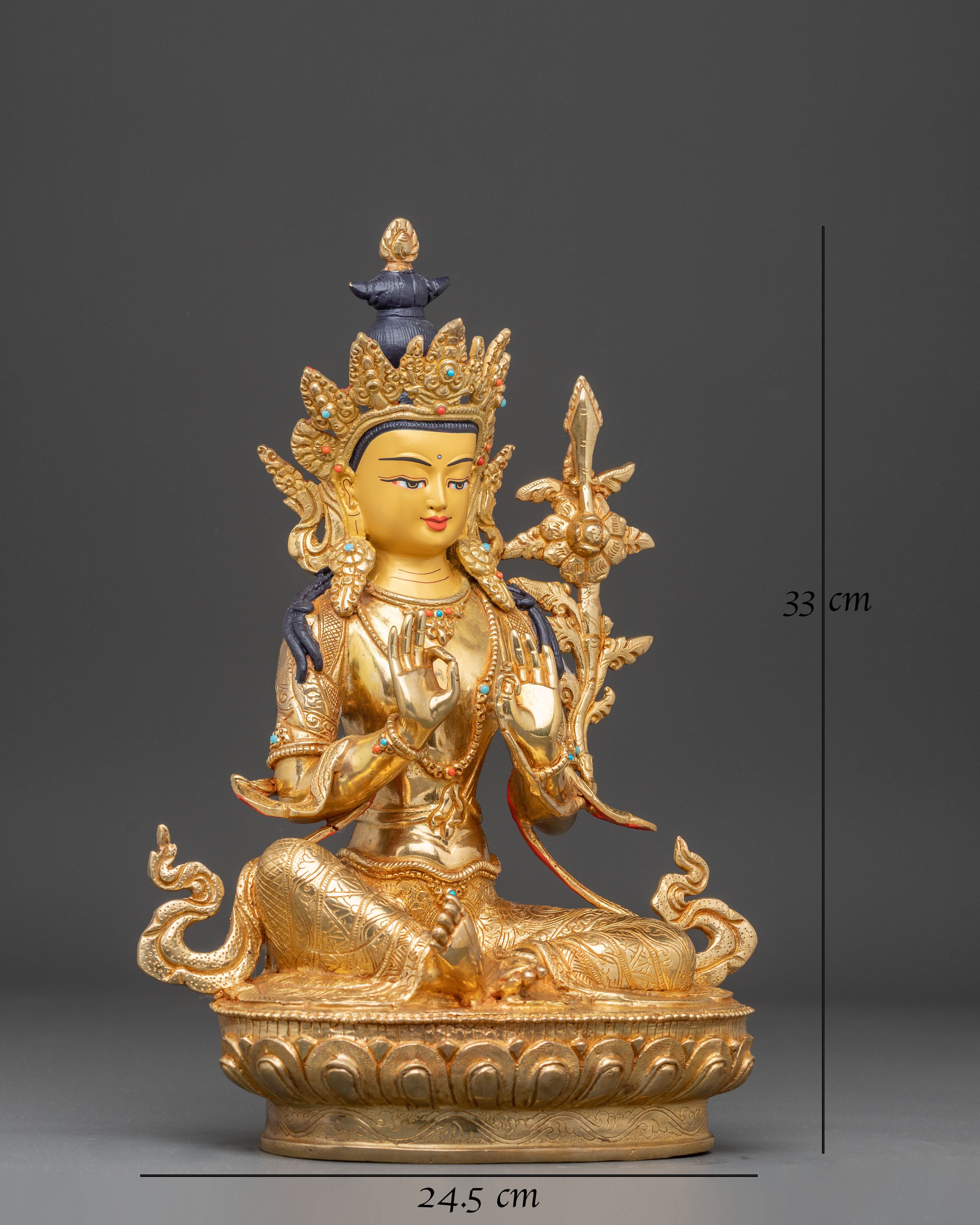 Handmade Akashgarbha Buddha Statue