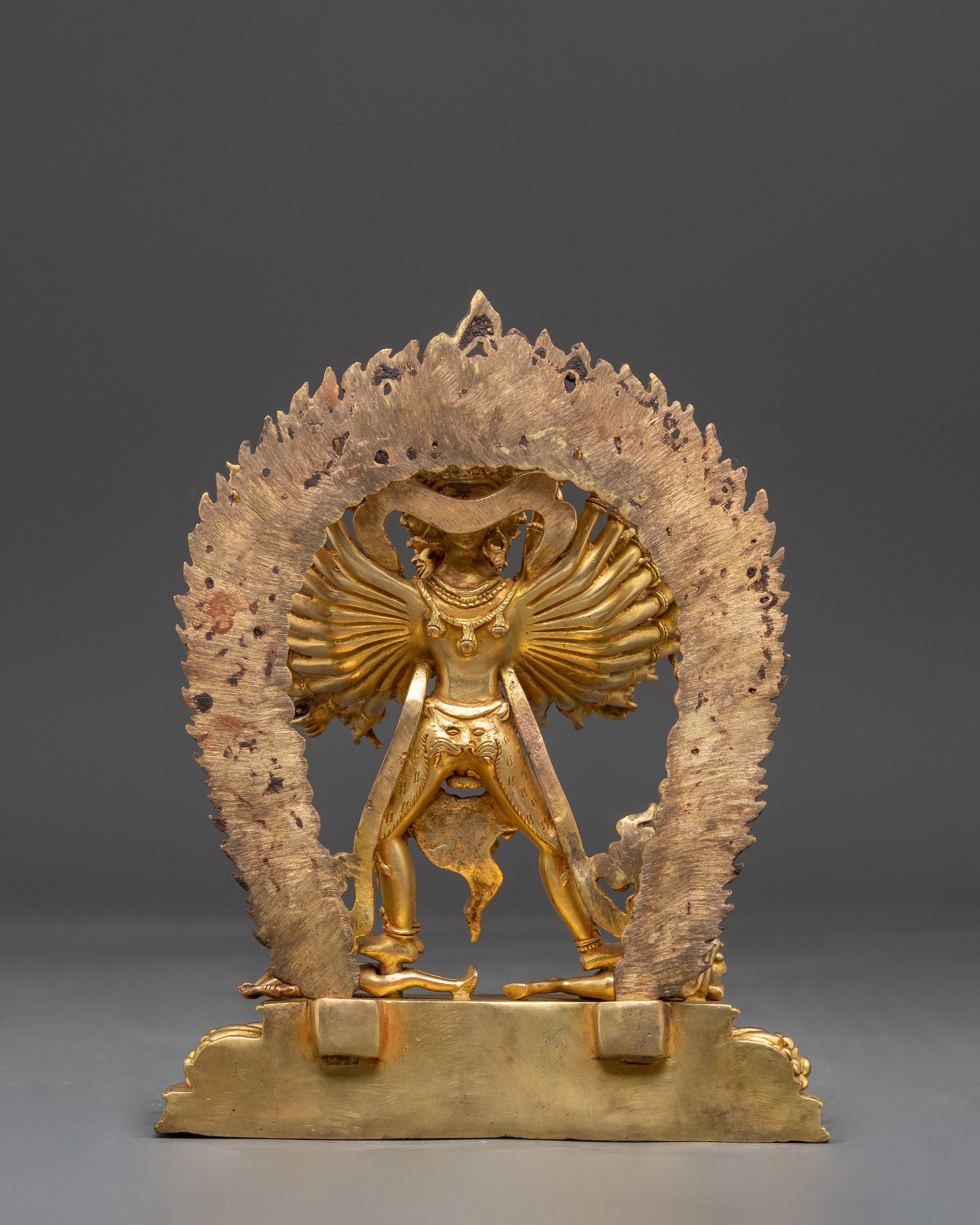 Chakrasamvara Statue: Wheel of Supreme Bliss | 24K Gold Gilded Copper