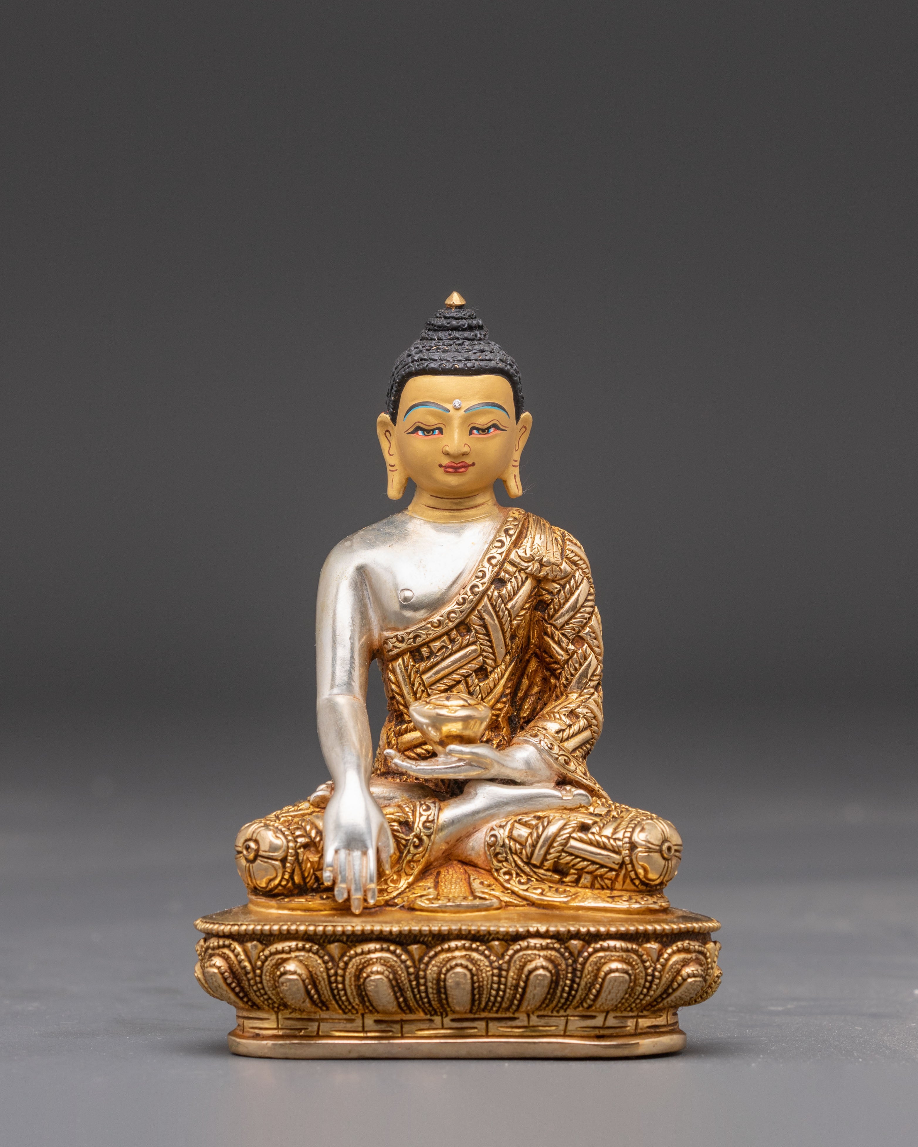 Three Buddha Set: Shakyamuni, Amitabha, and Medicine Buddha for Altar