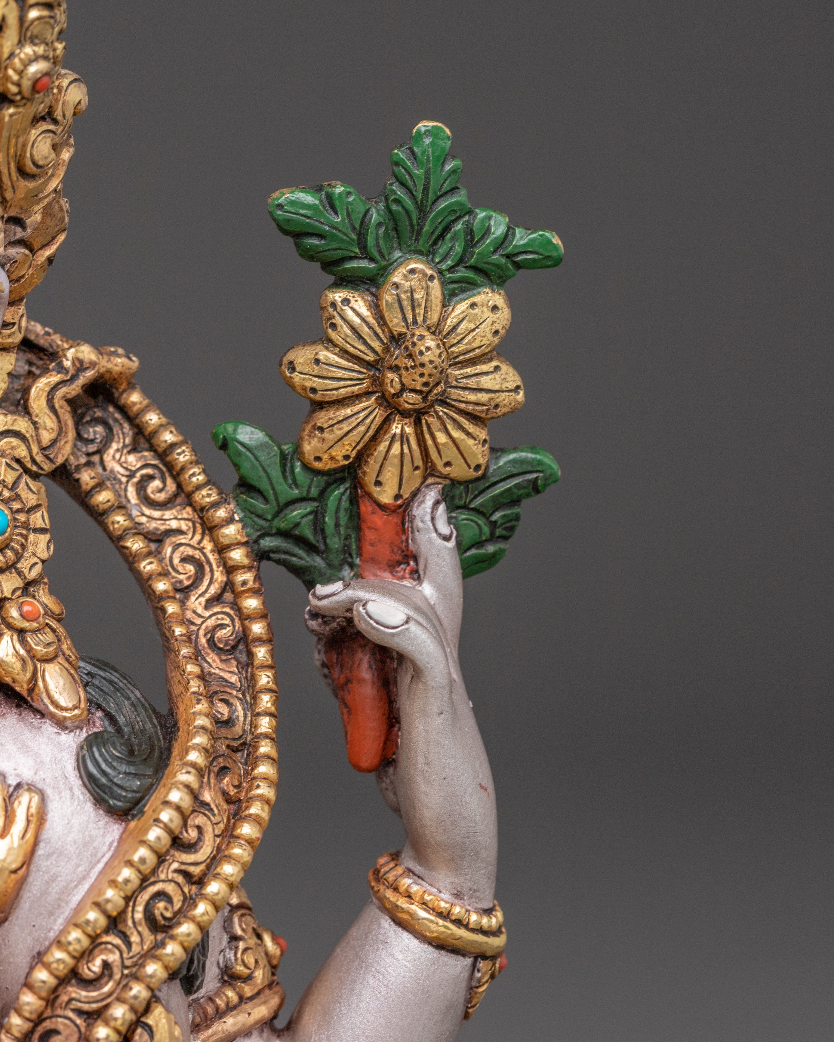 Himalayan Bodhisattva Statue Set | Symbol of Enlightened Wisdom