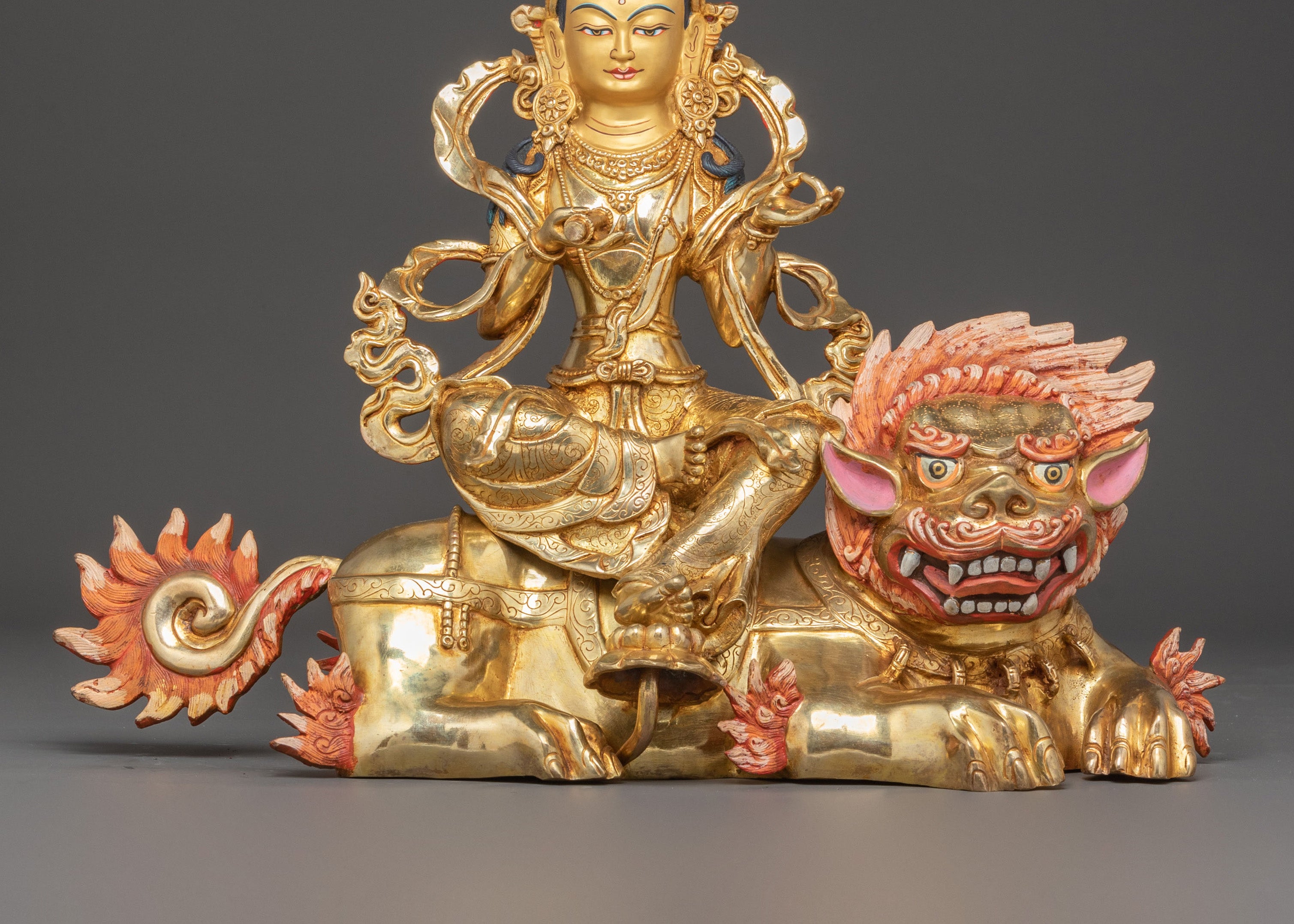 Golden Statue of Lokeshwor | Manifestation of Chenrezig