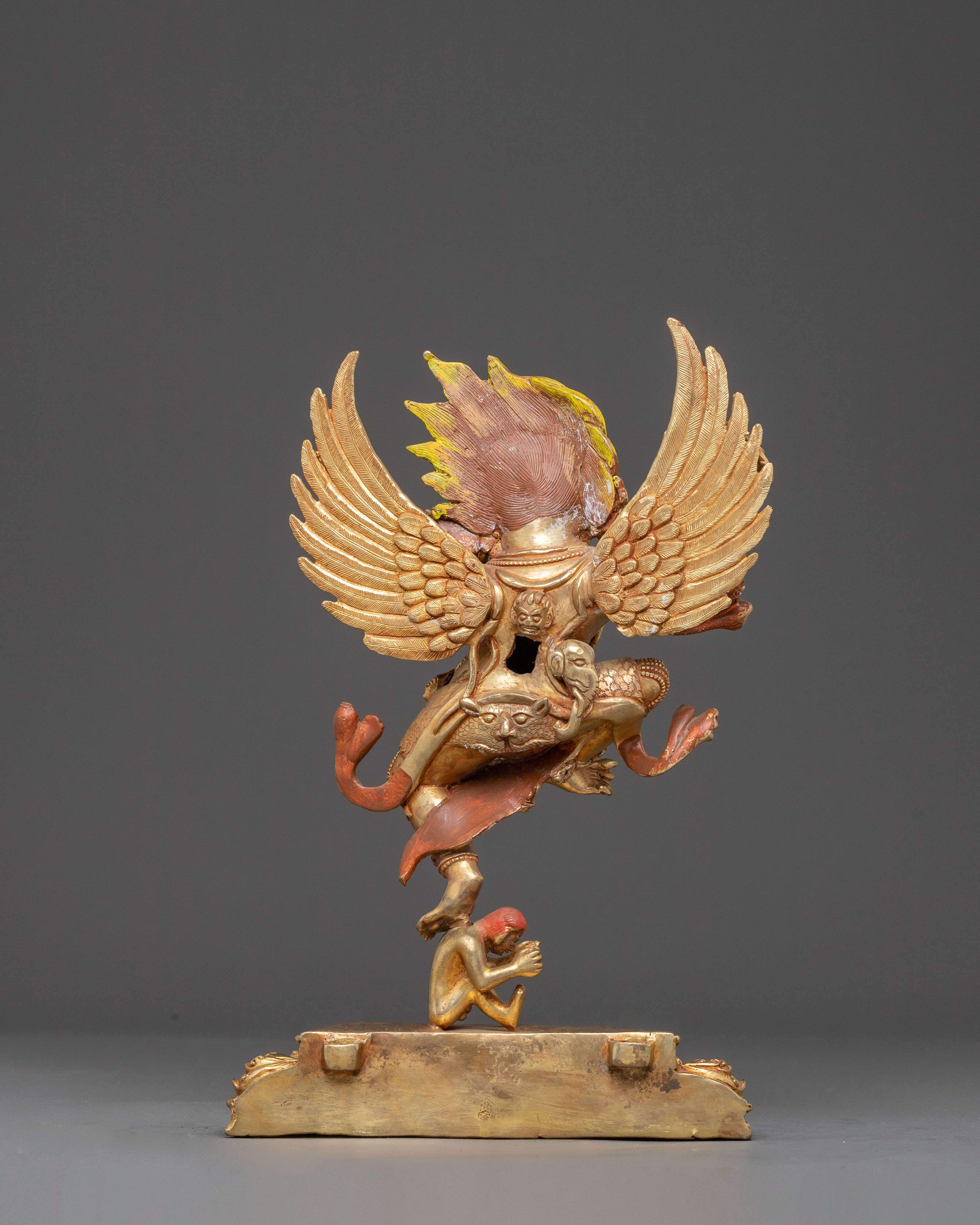 Golden Handmade Statue of Garuda | Divine Protector
