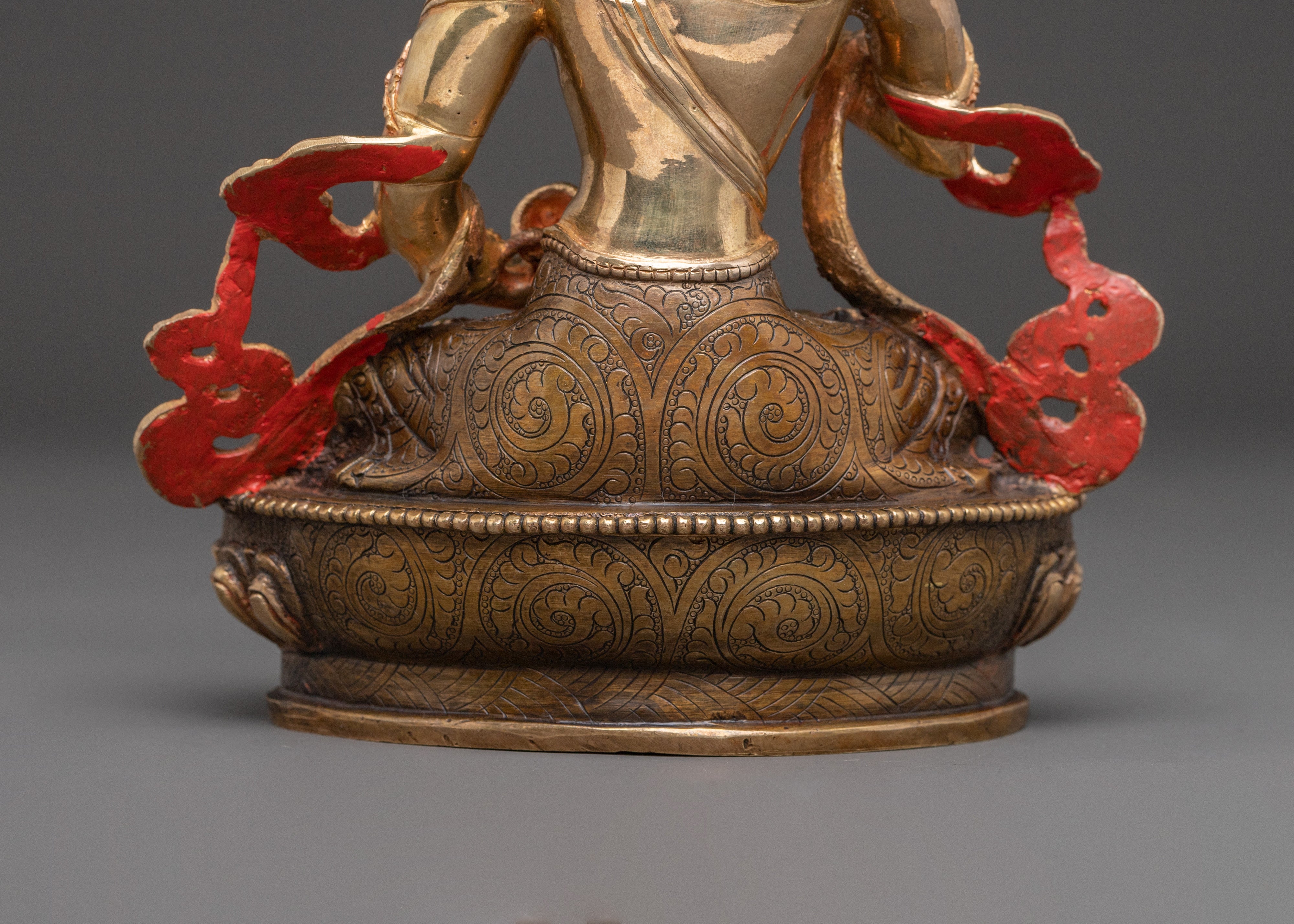 Vajrasattva Golden Statue of Purification | Tantric Purifier for Altar