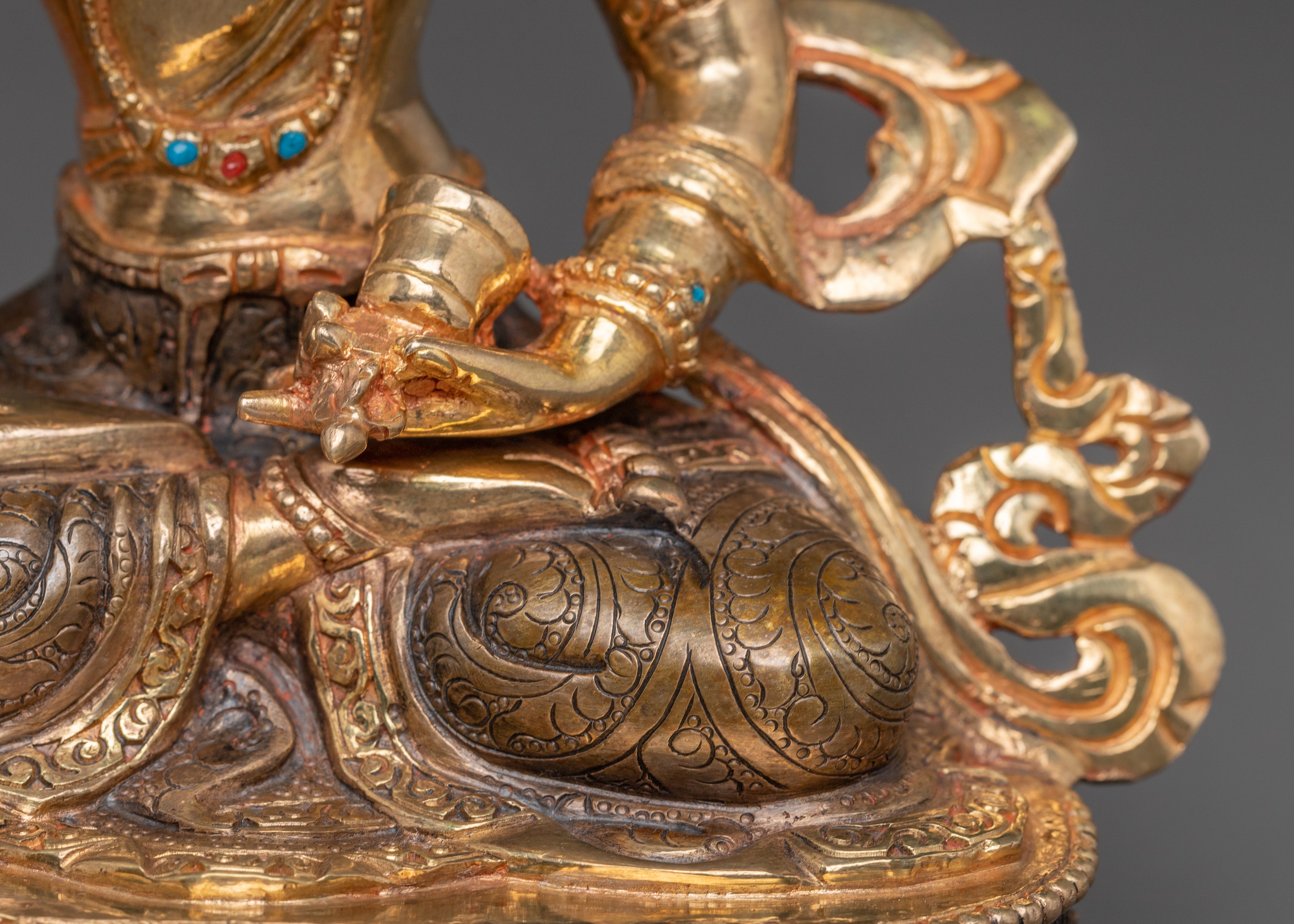 Vajrasattva Golden Statue of Purification | Tantric Purifier for Altar