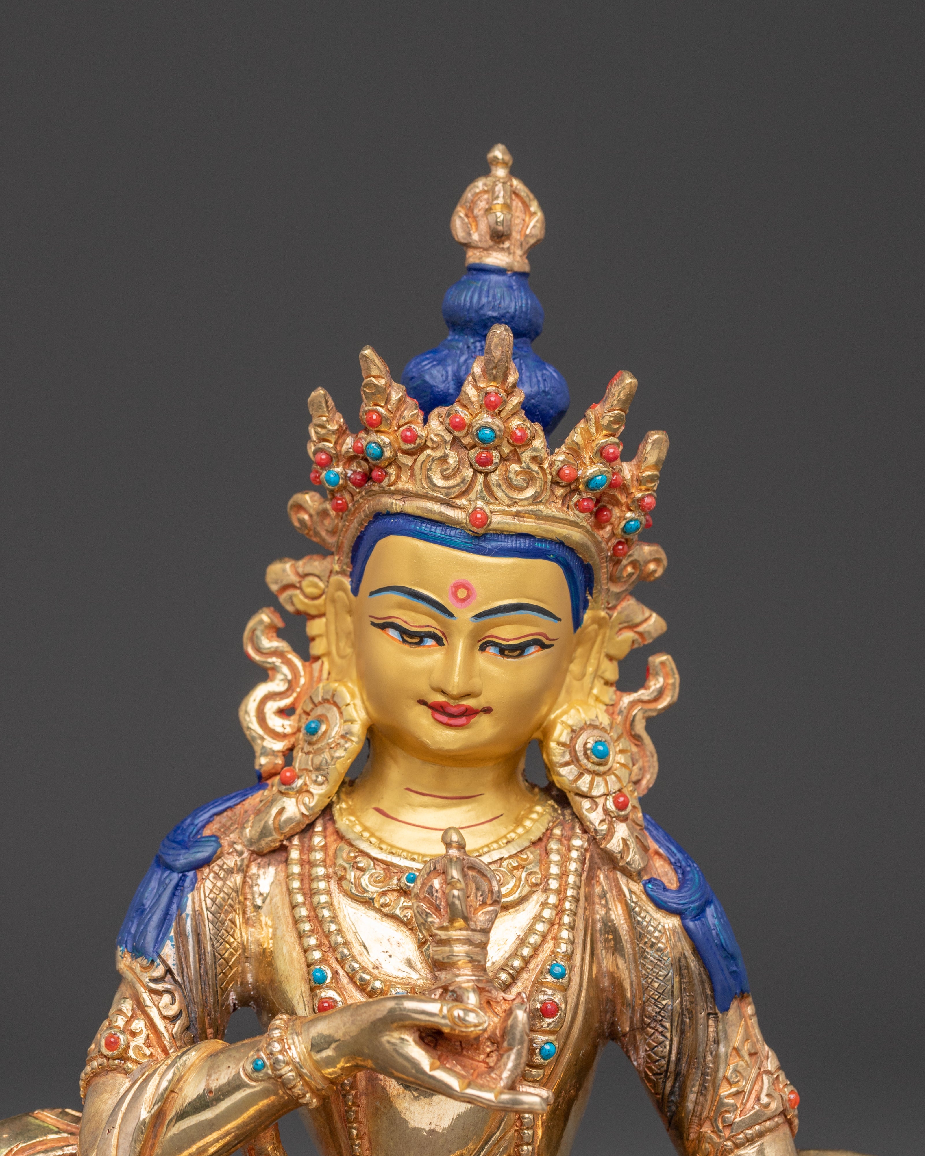 Vajrasattva Golden Statue of Purification | Tantric Purifier for Altar