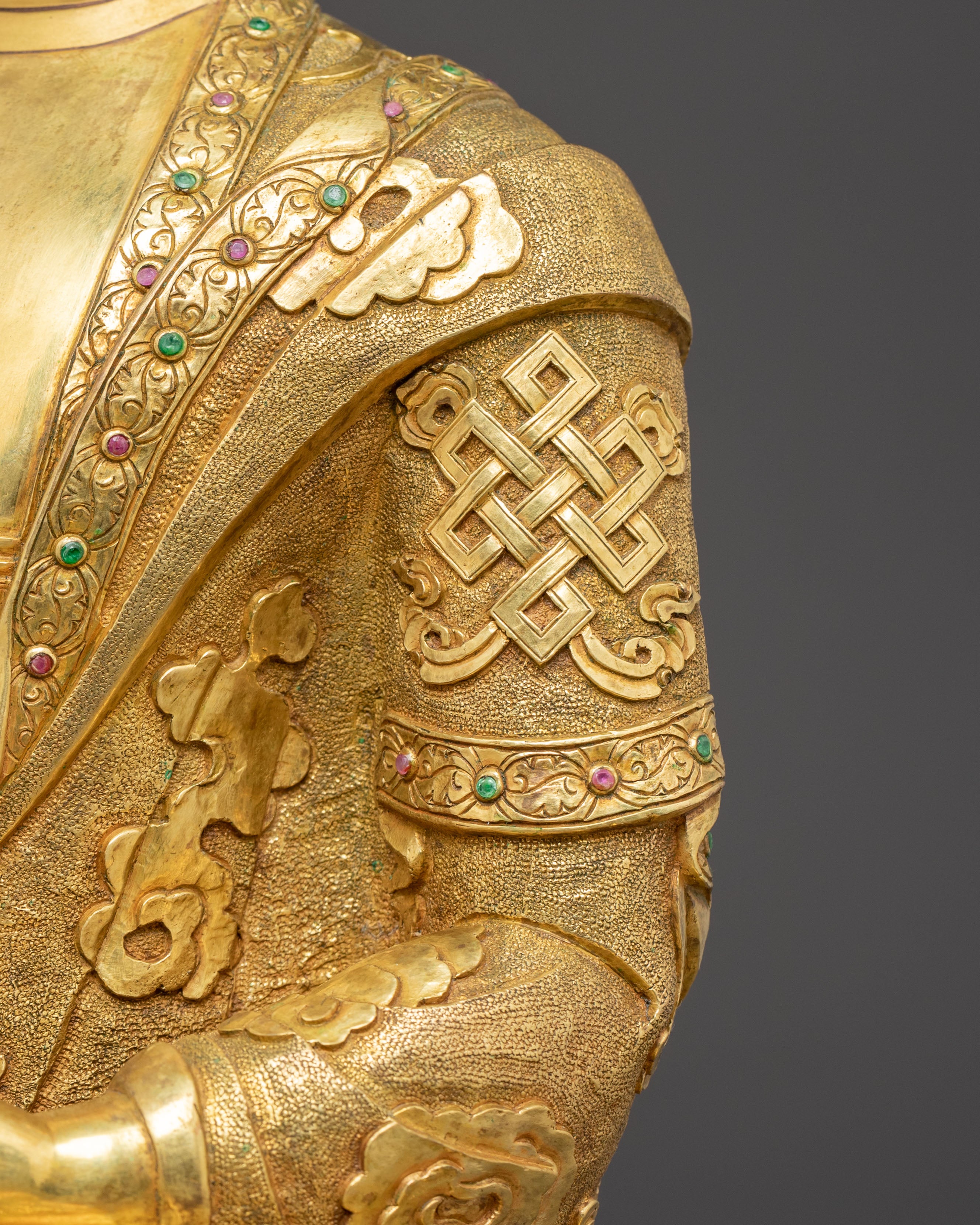 Handcrafted Gautama Buddha Golden Statue | The Statue of Knowledge