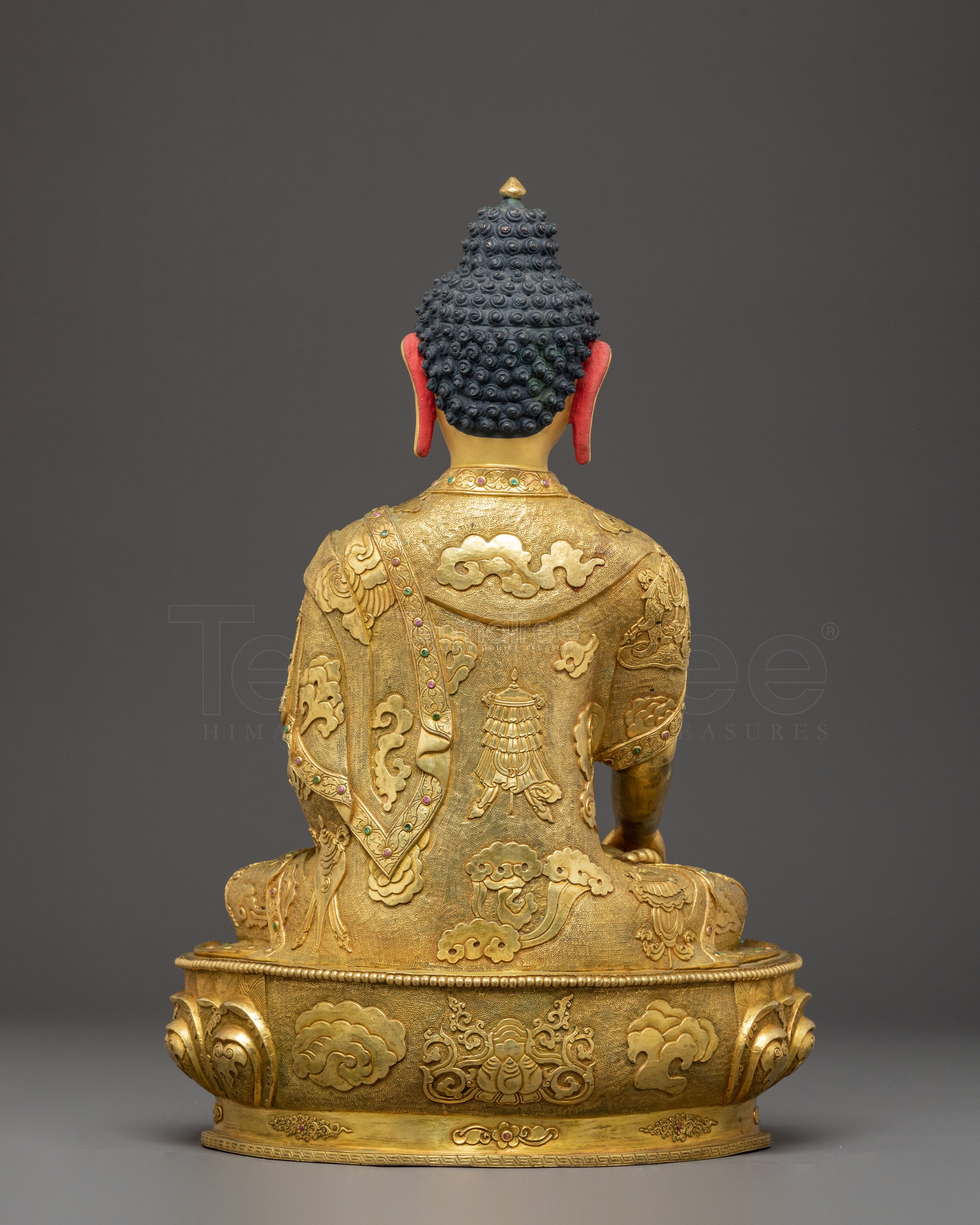 Handcrafted Gautama Buddha Golden Statue | The Statue of Knowledge