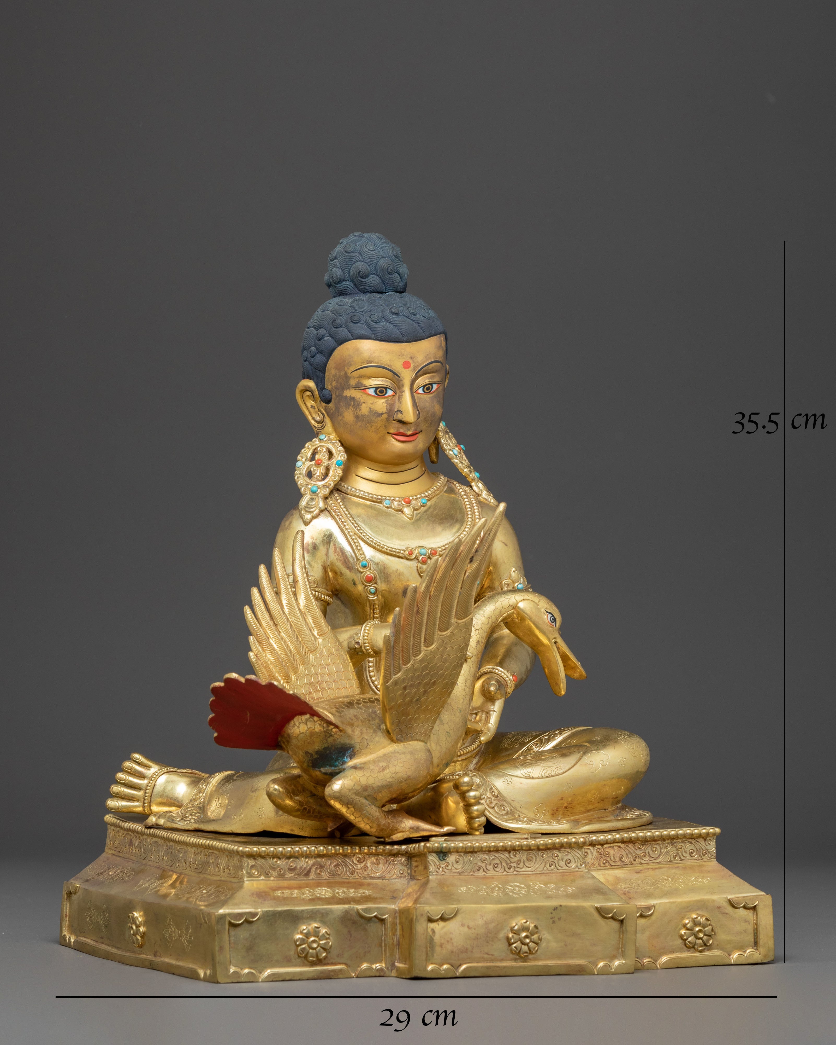 Golden Buddhist Gautama Buddha Statue 