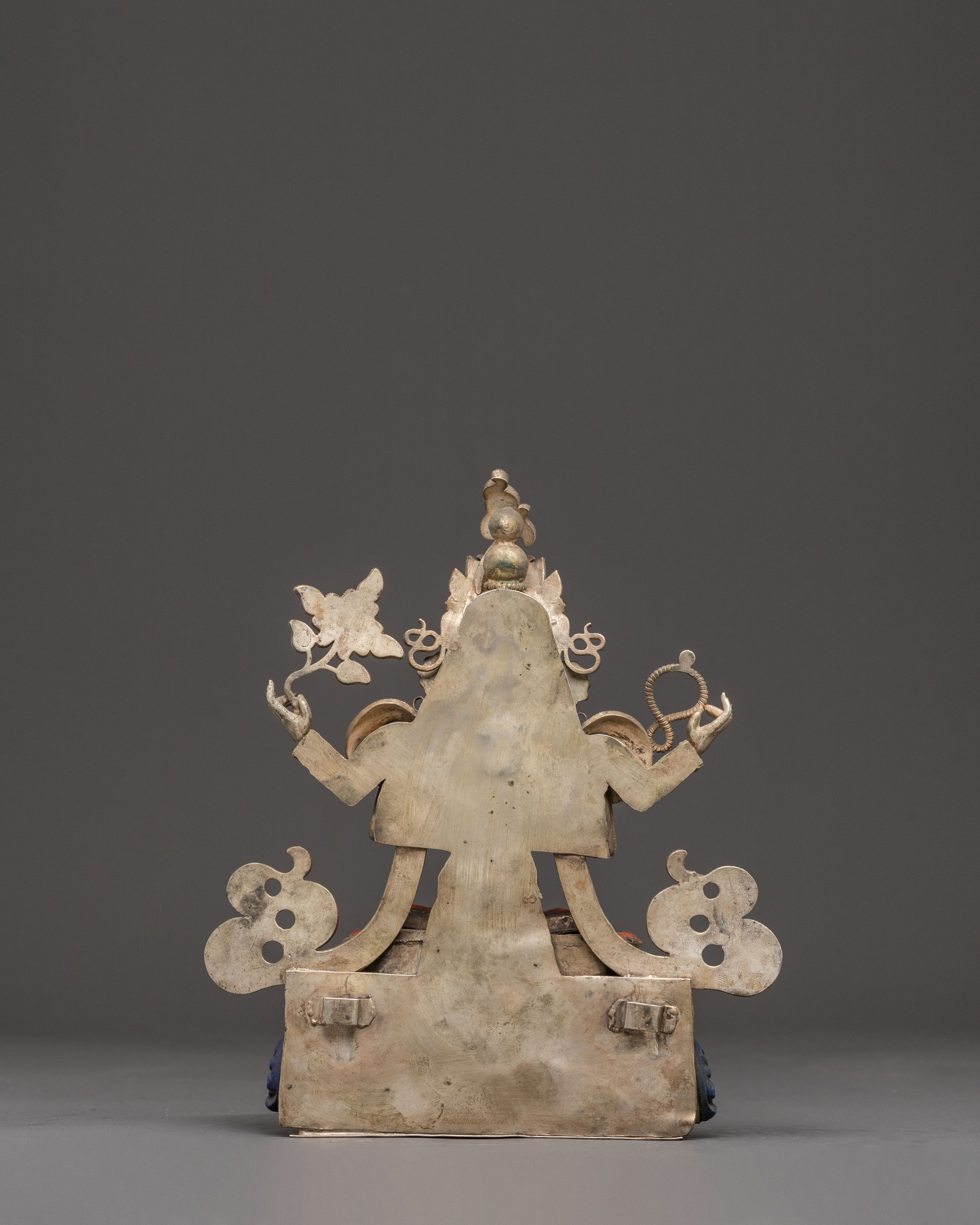 Handmade Chenrezig Golden Sculpture | Spiritual Decor Figurine