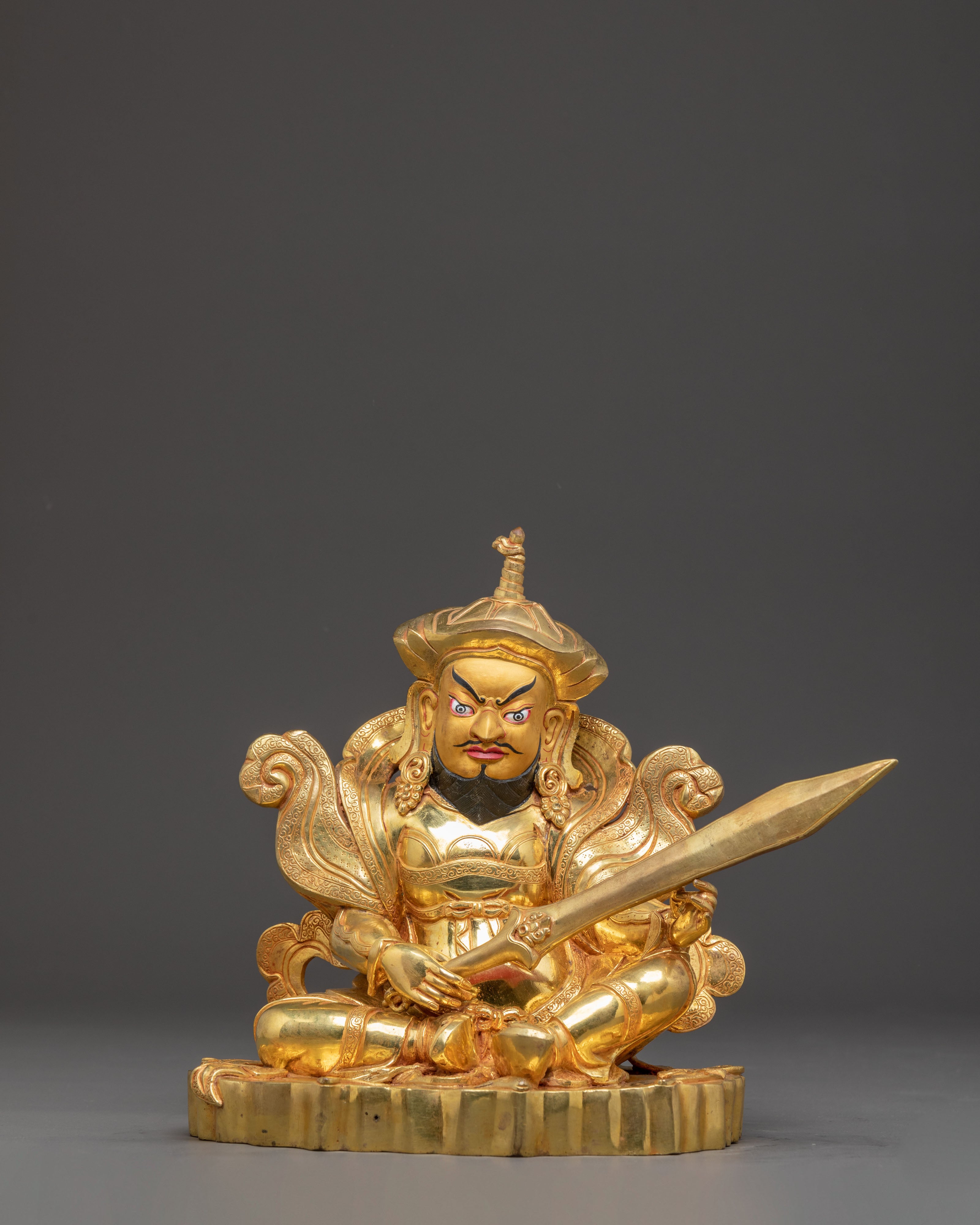 Handmade Four Heavenly King Chatur Maharaj Set | Powerful Protector Deities