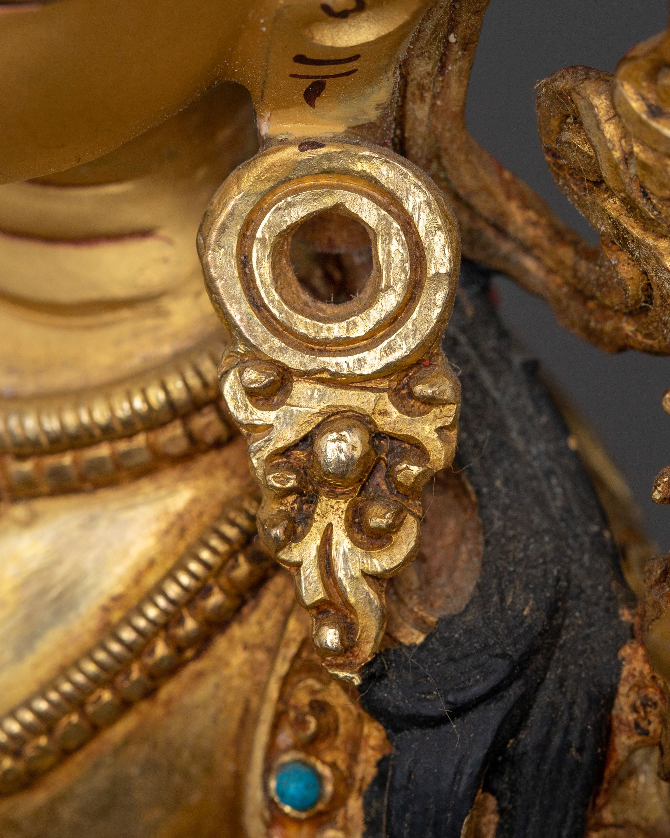 Wisdom Icon Manjushri Copper Statue | Meditation Decor