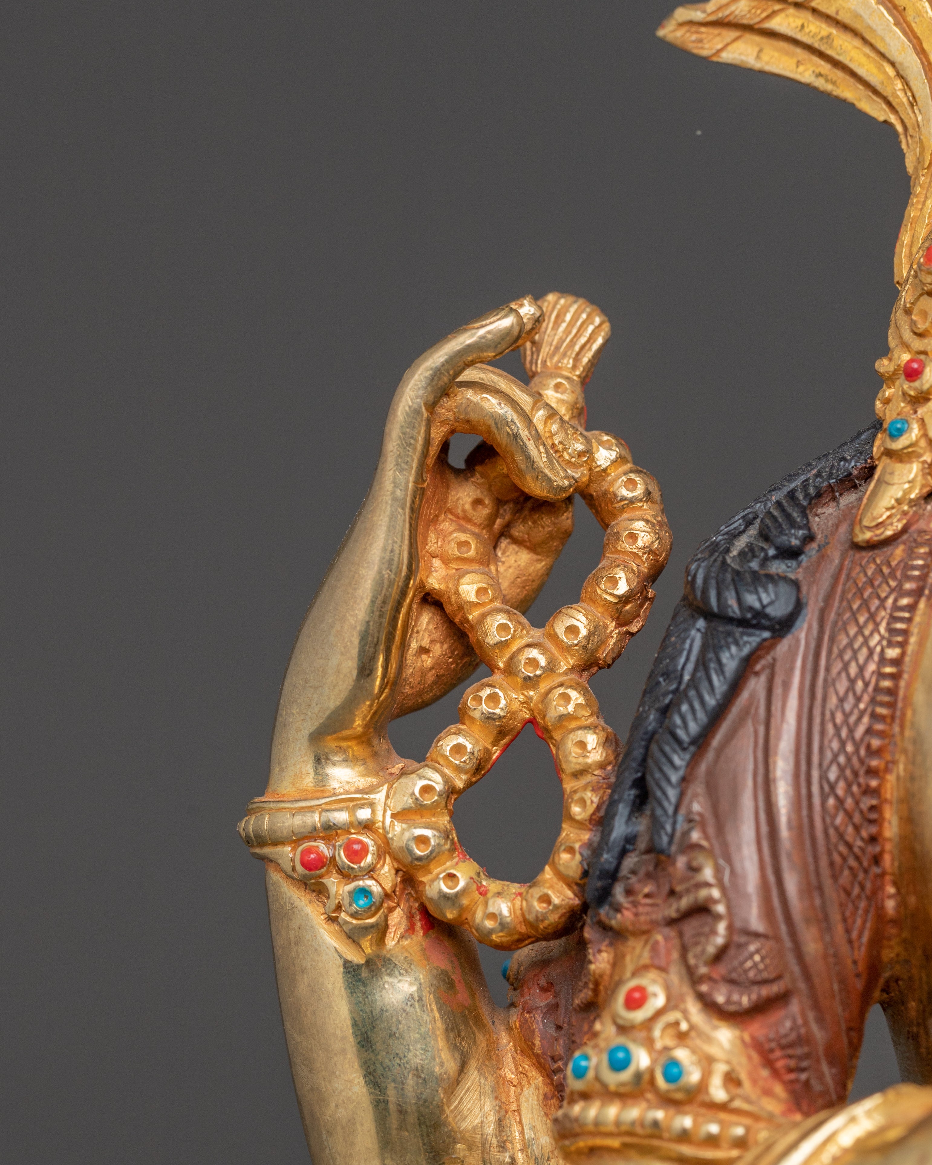 Handmade Bodhisattva Avalokiteshvara Copper Statue | Compassion Idol