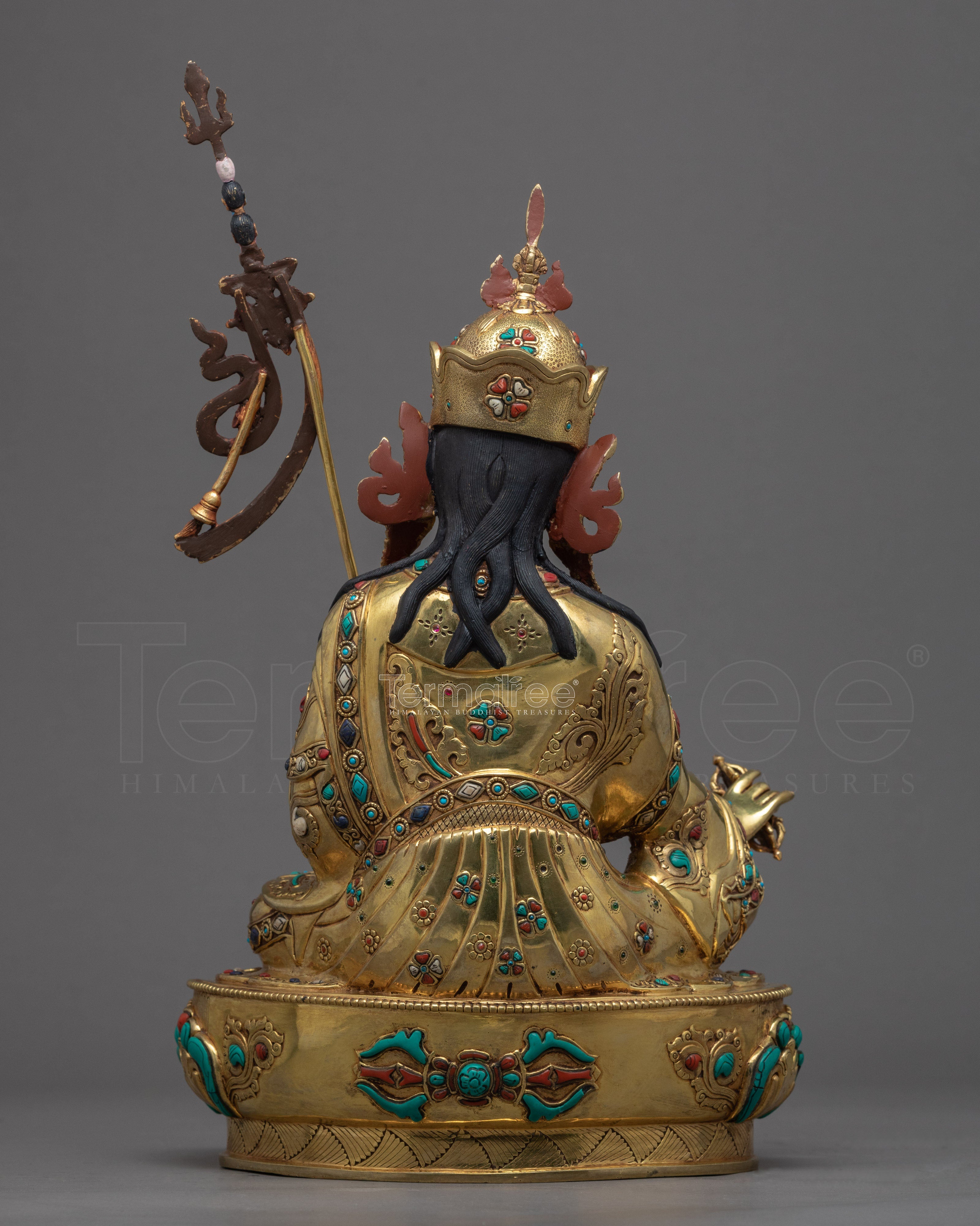 Padmasambhava Guru Yoga Statue | Guru Rinpoche Traditionally Molded Art - Termatree