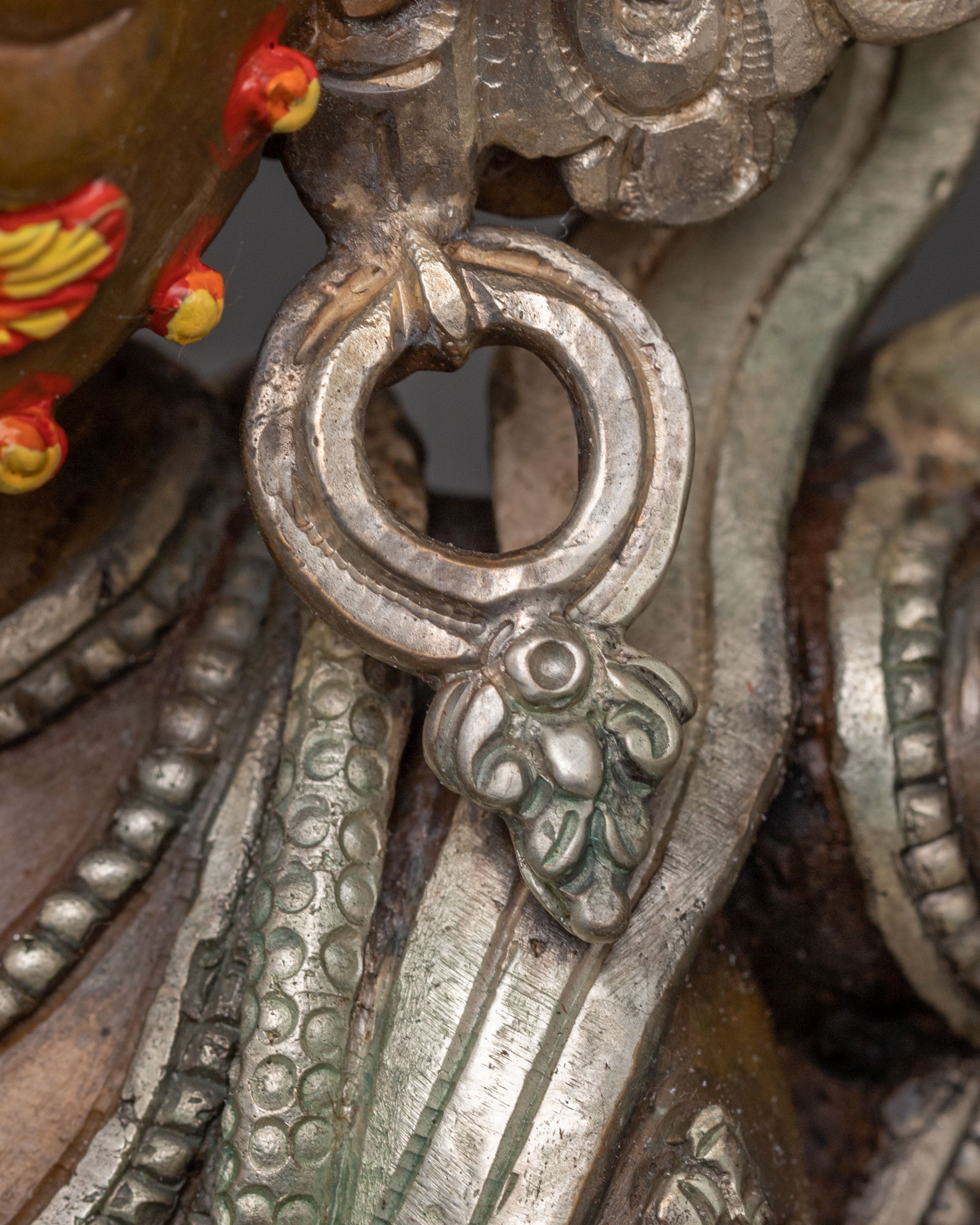 Handcrafted Six-Armed Mahakala Oxidized Statue | Protector of Dharma