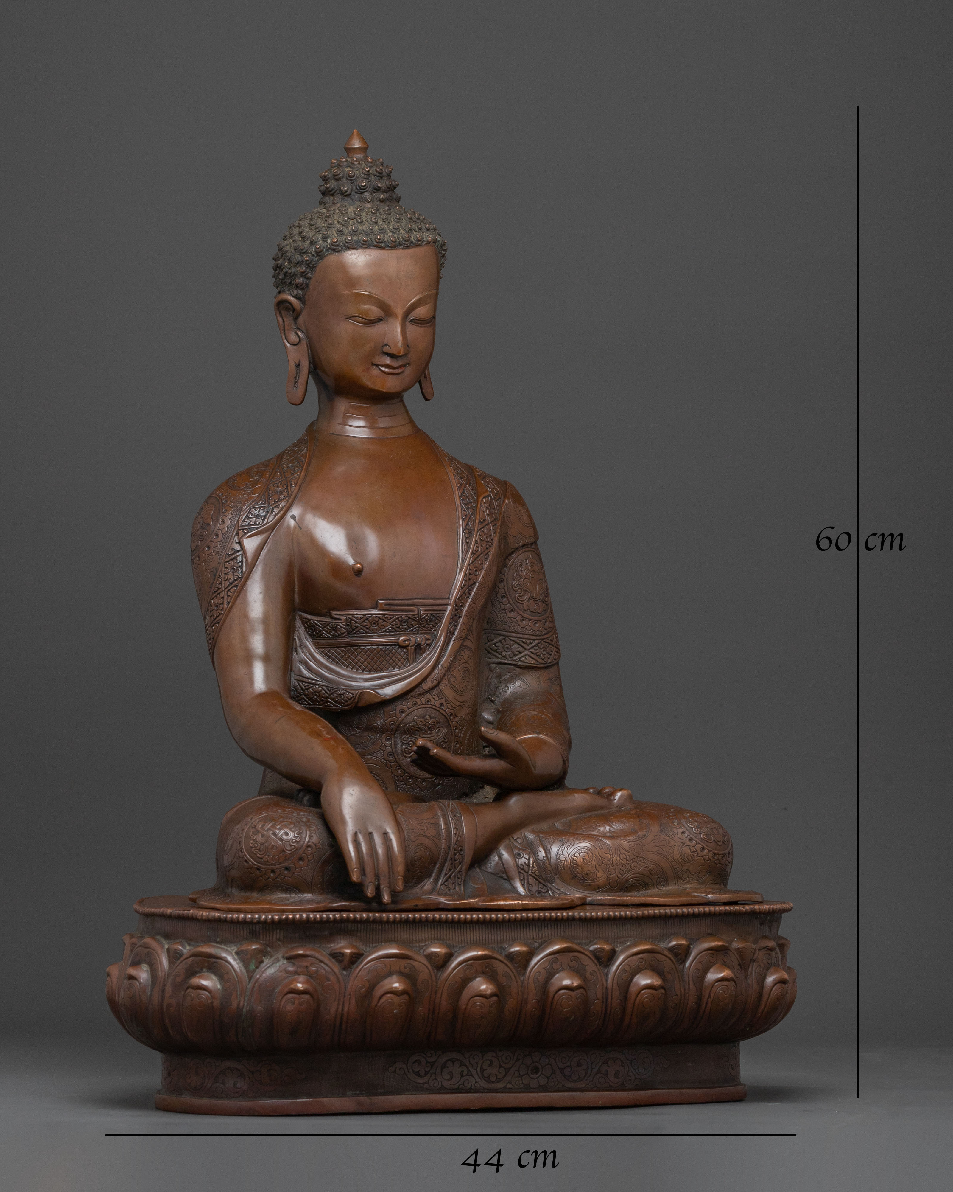 Sacred Dharma Teacher Buddha Shakyamuni Statue 