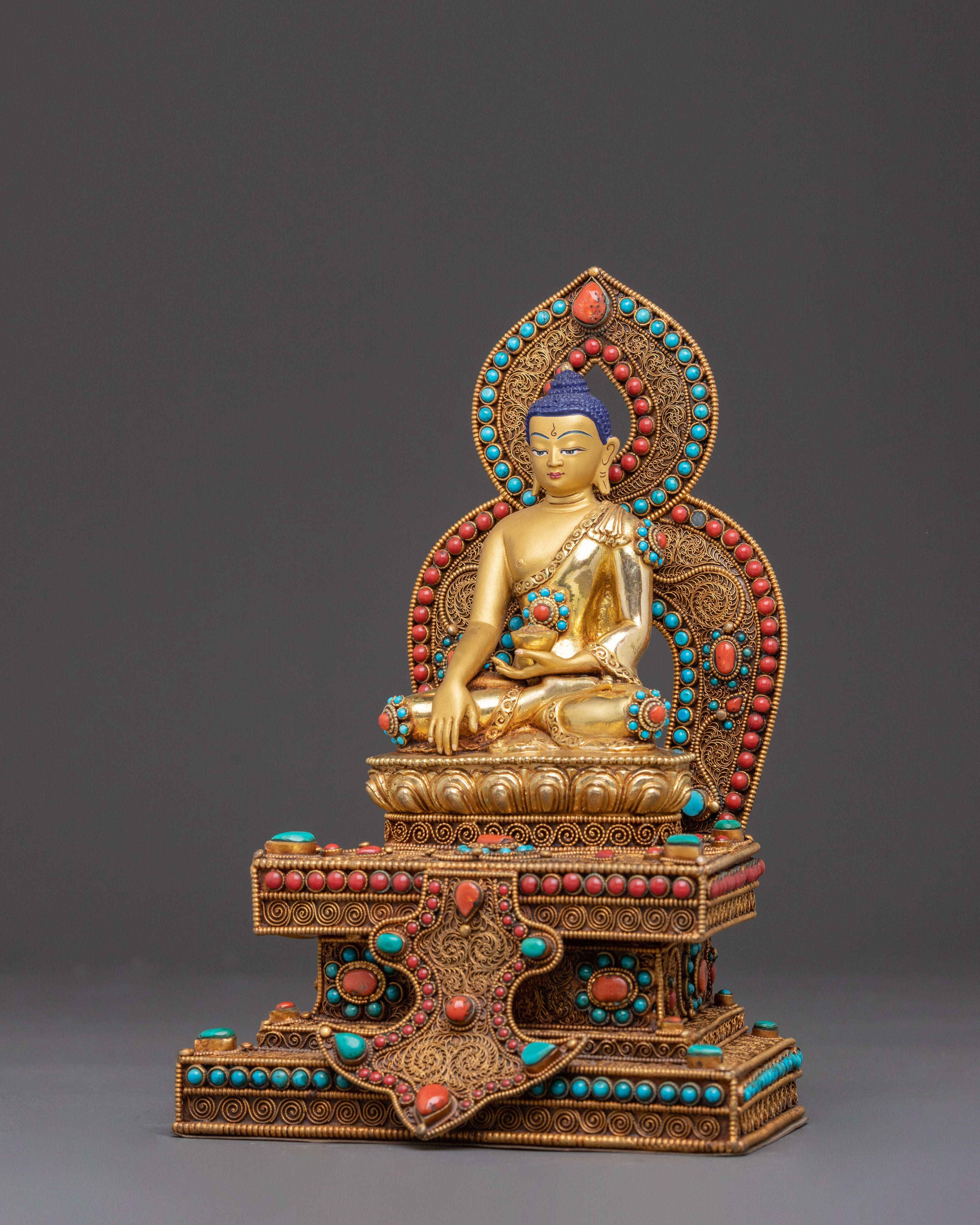 Handmade Shakyamuni Buddha Statue with Knowledge