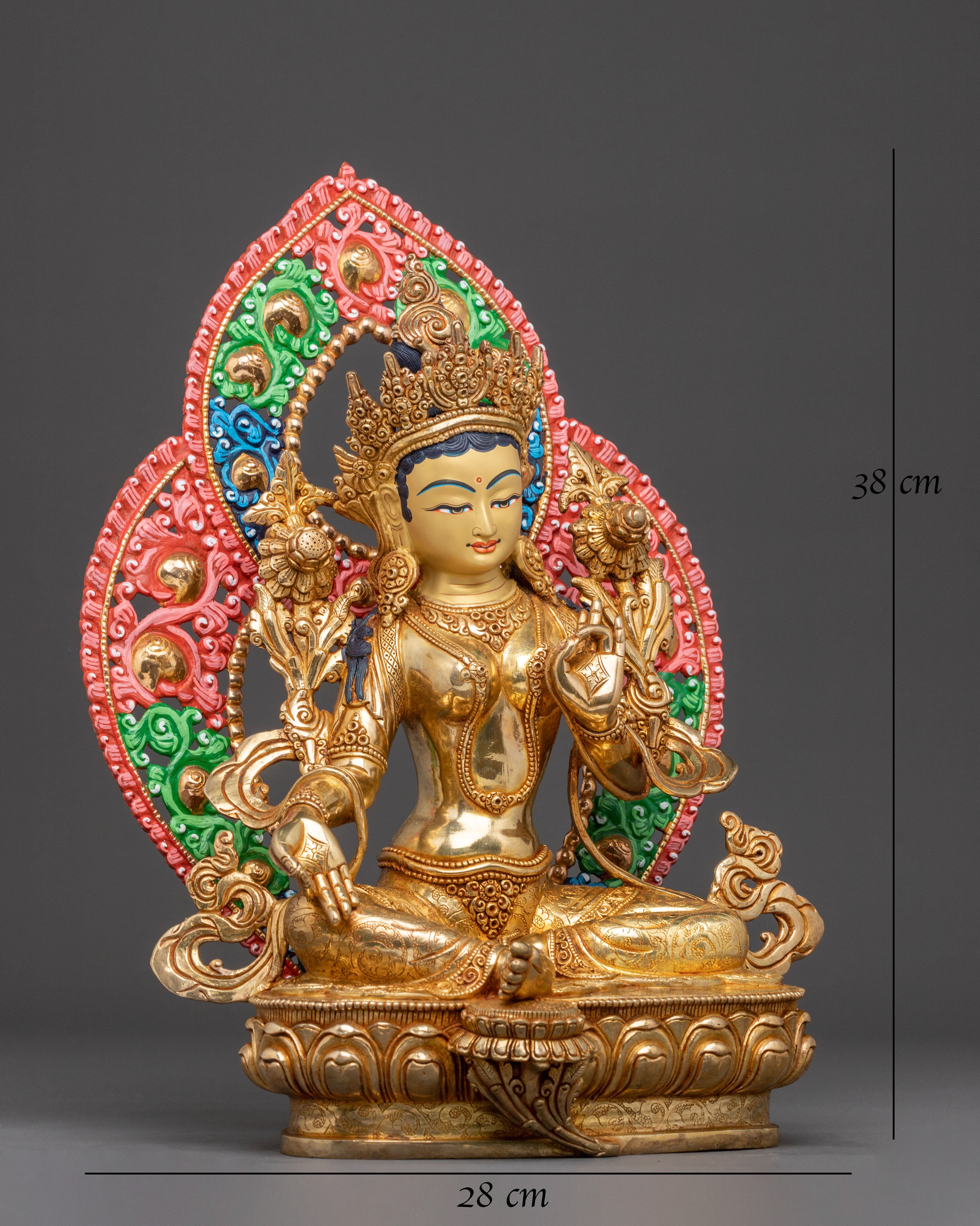Divine Green Tara Handmade Statue | Symbol of Wisdom