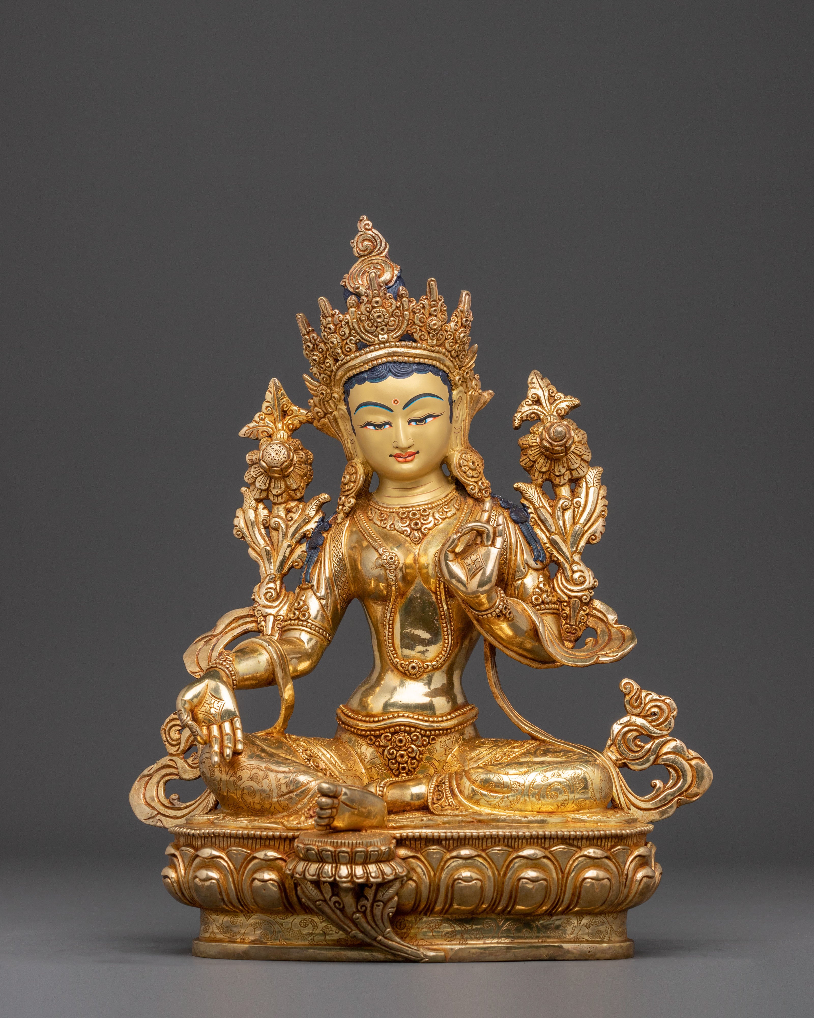 Divine Green Tara Handmade Statue | Symbol of Wisdom