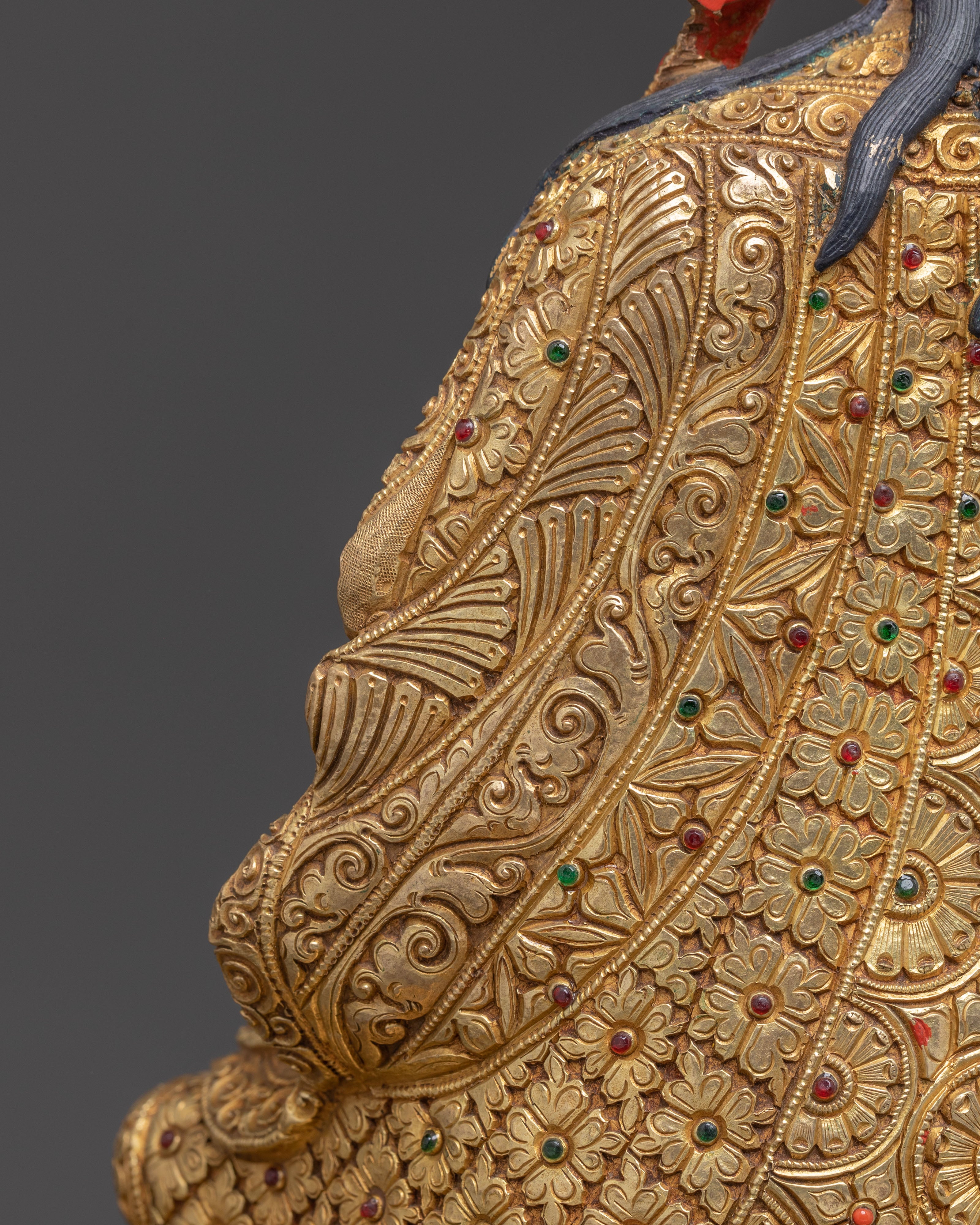 Guru Tsokye Dorje Handmade Statue with Torana : Lotus Born Master