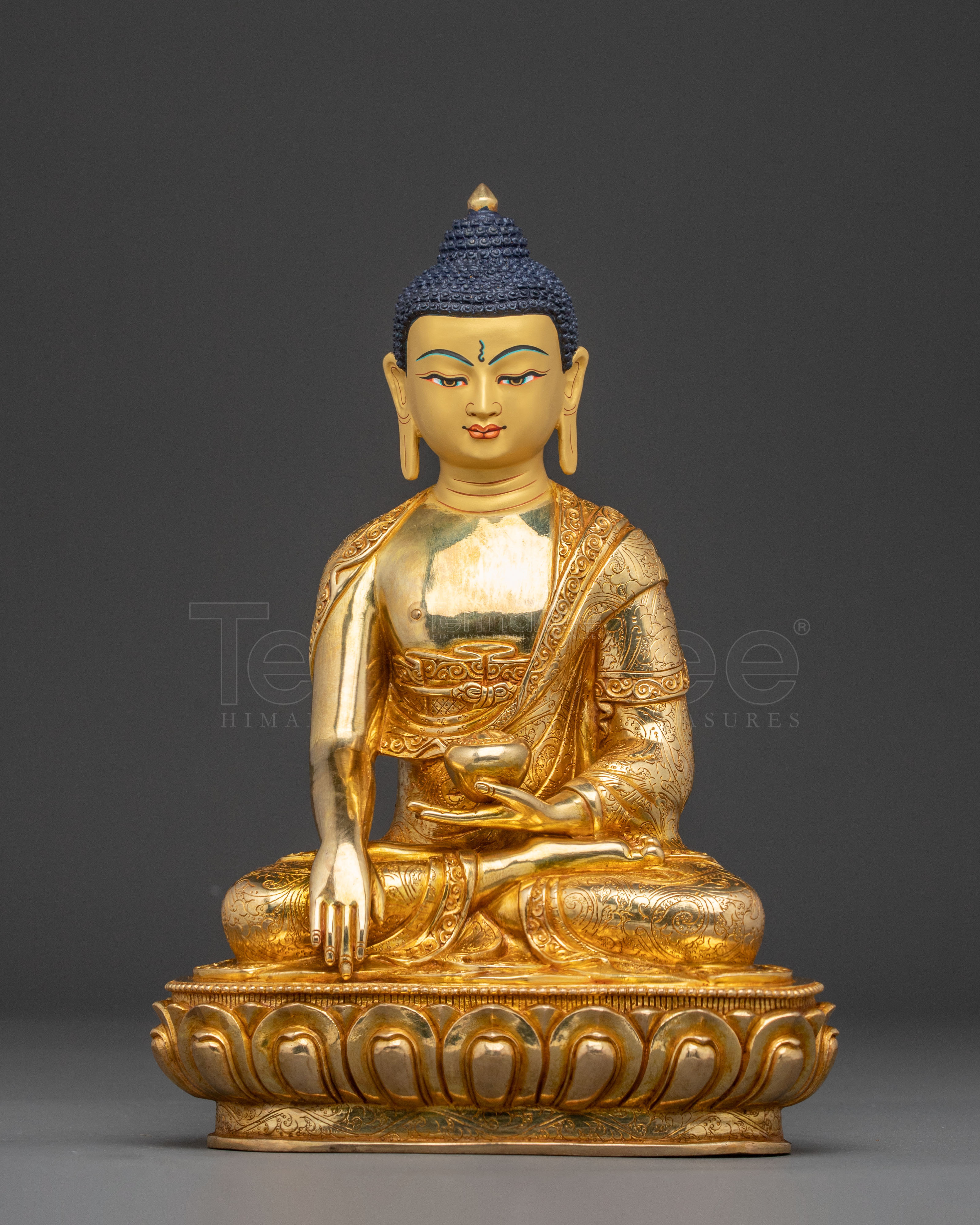 Buddha Shakyamuni Golden Sacred Statue