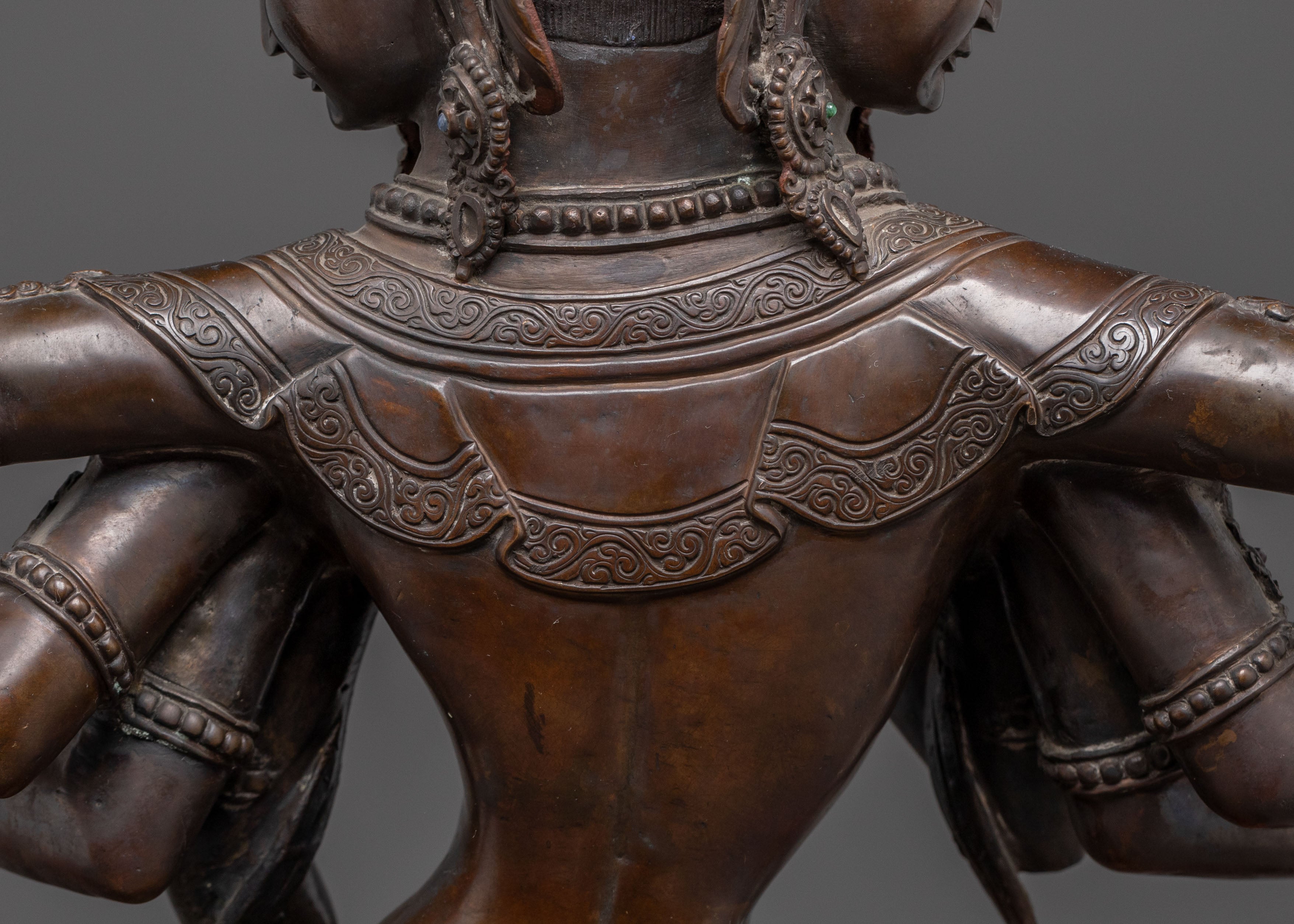 Handcrafted Maha Vajrasattva Oxidized Statue |  Symbol of Purity