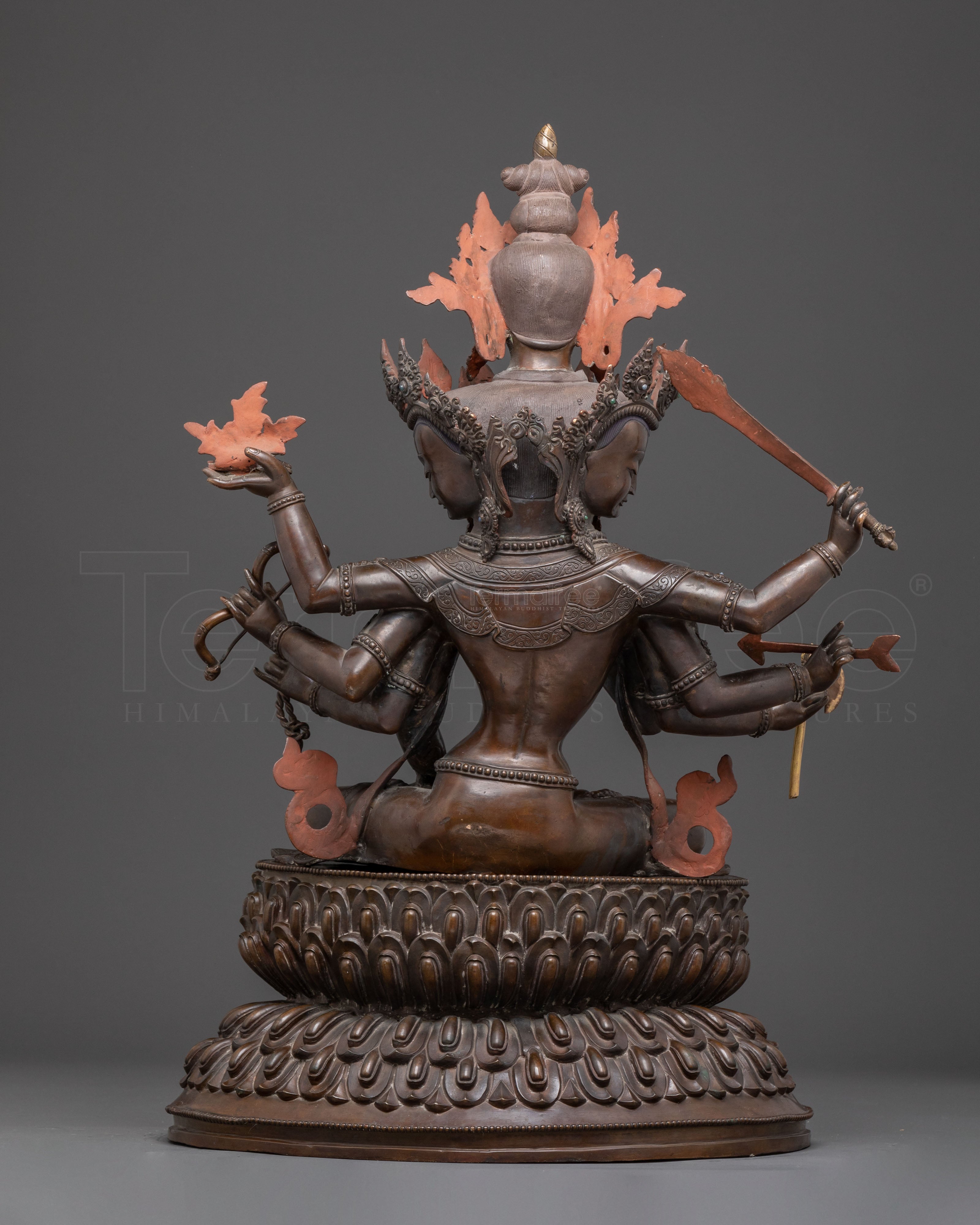 Handcrafted Maha Vajrasattva Oxidized Statue |  Symbol of Purity