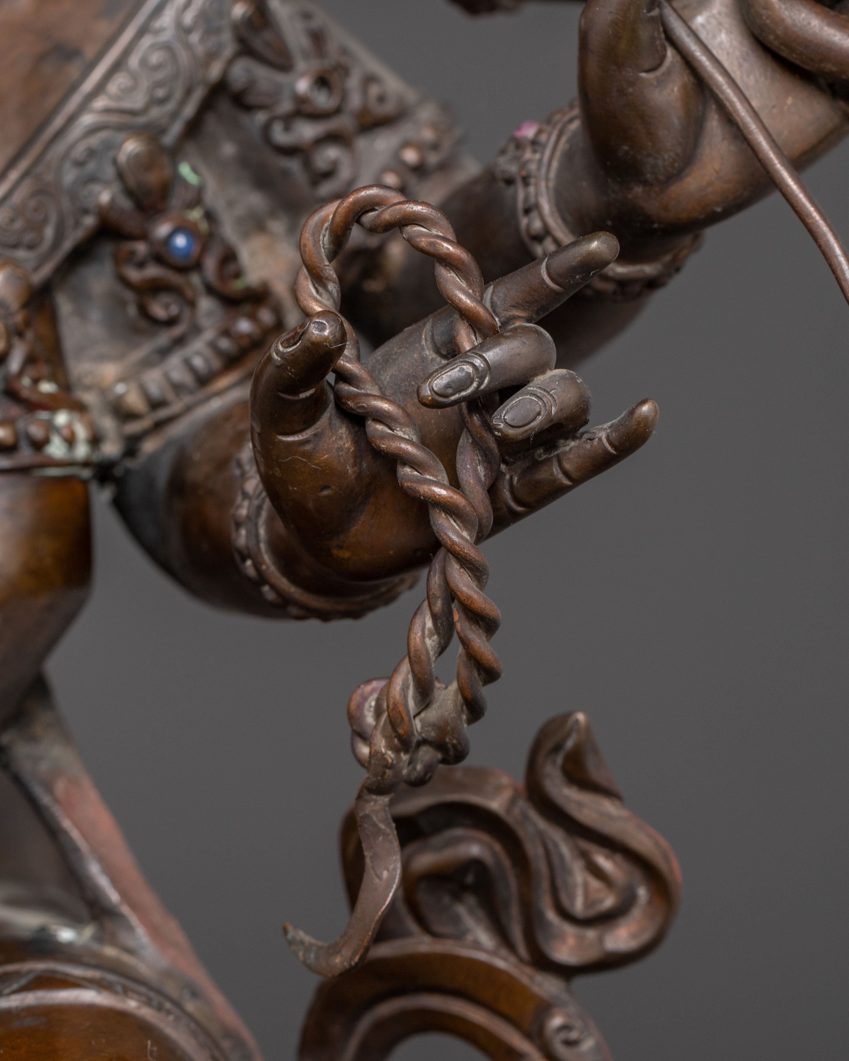 Handcrafted Maha Vajrasattva Oxidized Statue |  Symbol of Purity