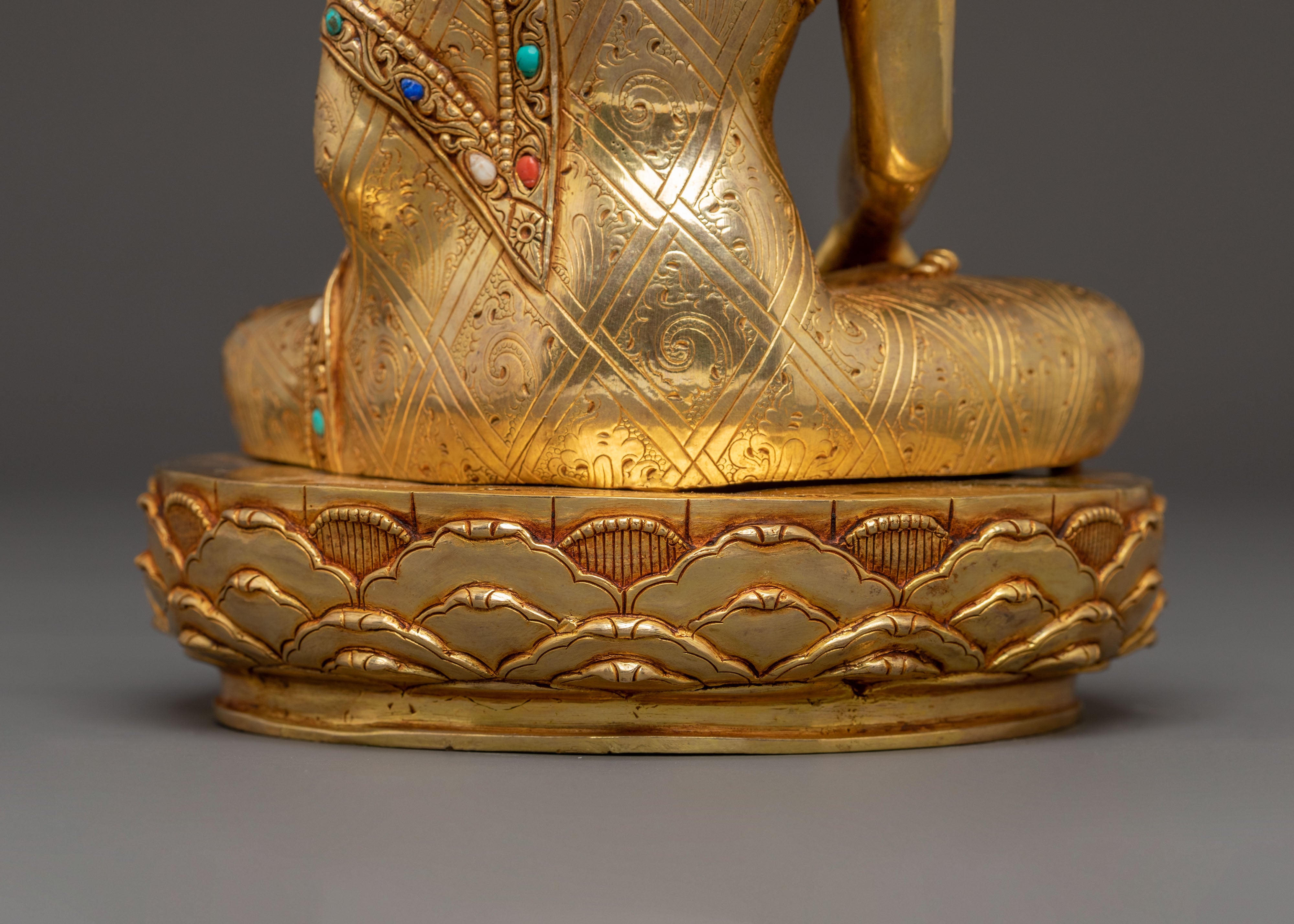 Exquisite Buddha Shakyamuni Decor Statue