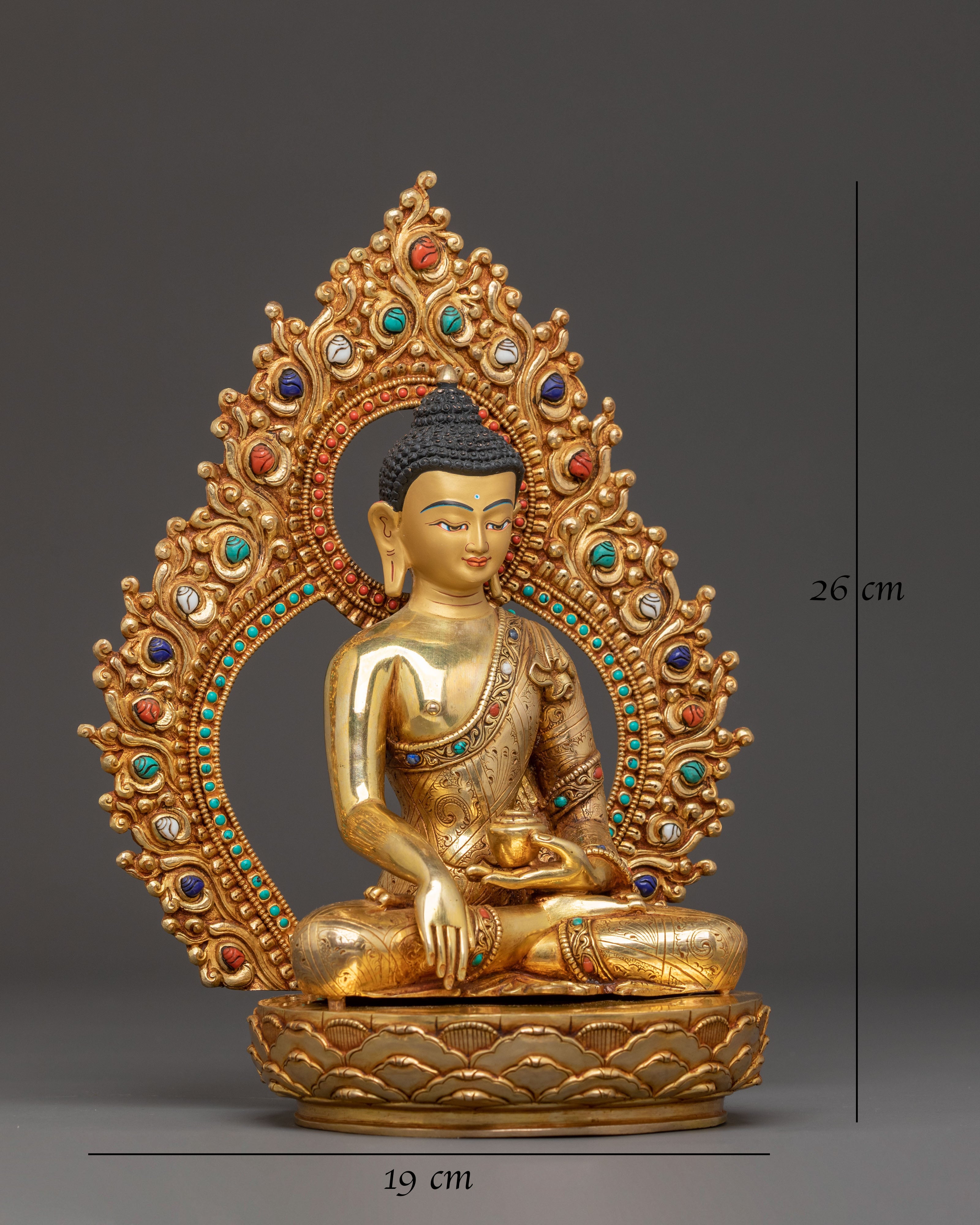 Exquisite Buddha Shakyamuni Decor Statue