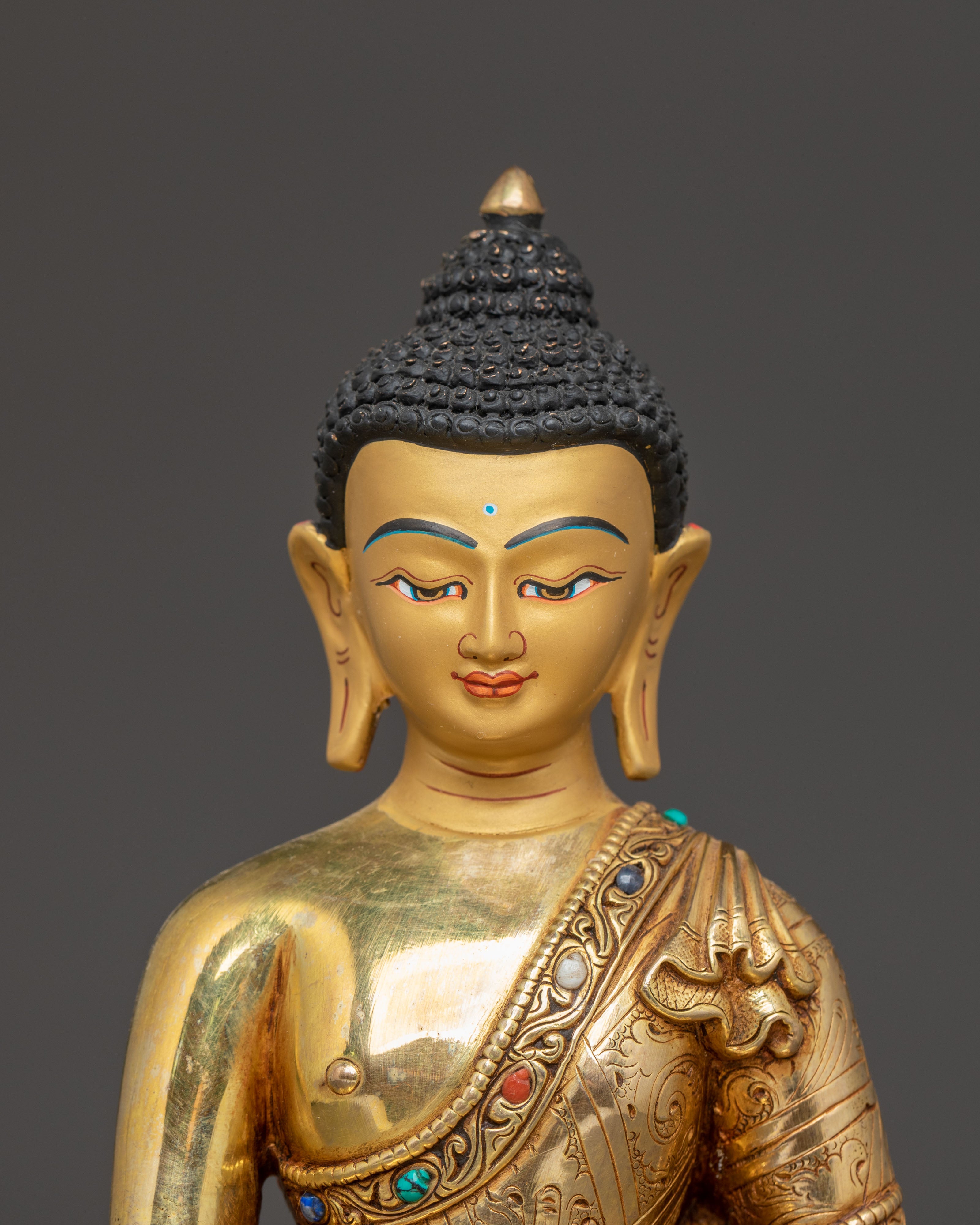 Exquisite Buddha Shakyamuni Decor Statue